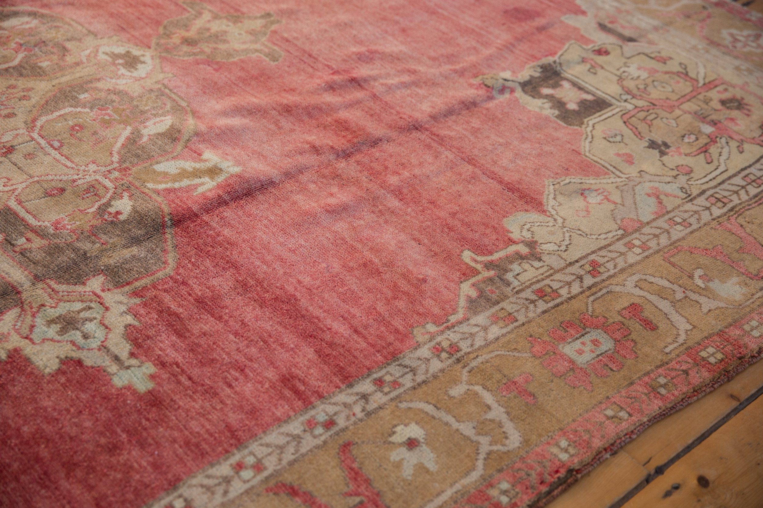 RESERVED 7.5x11 Vintage Distressed Oushak Carpet