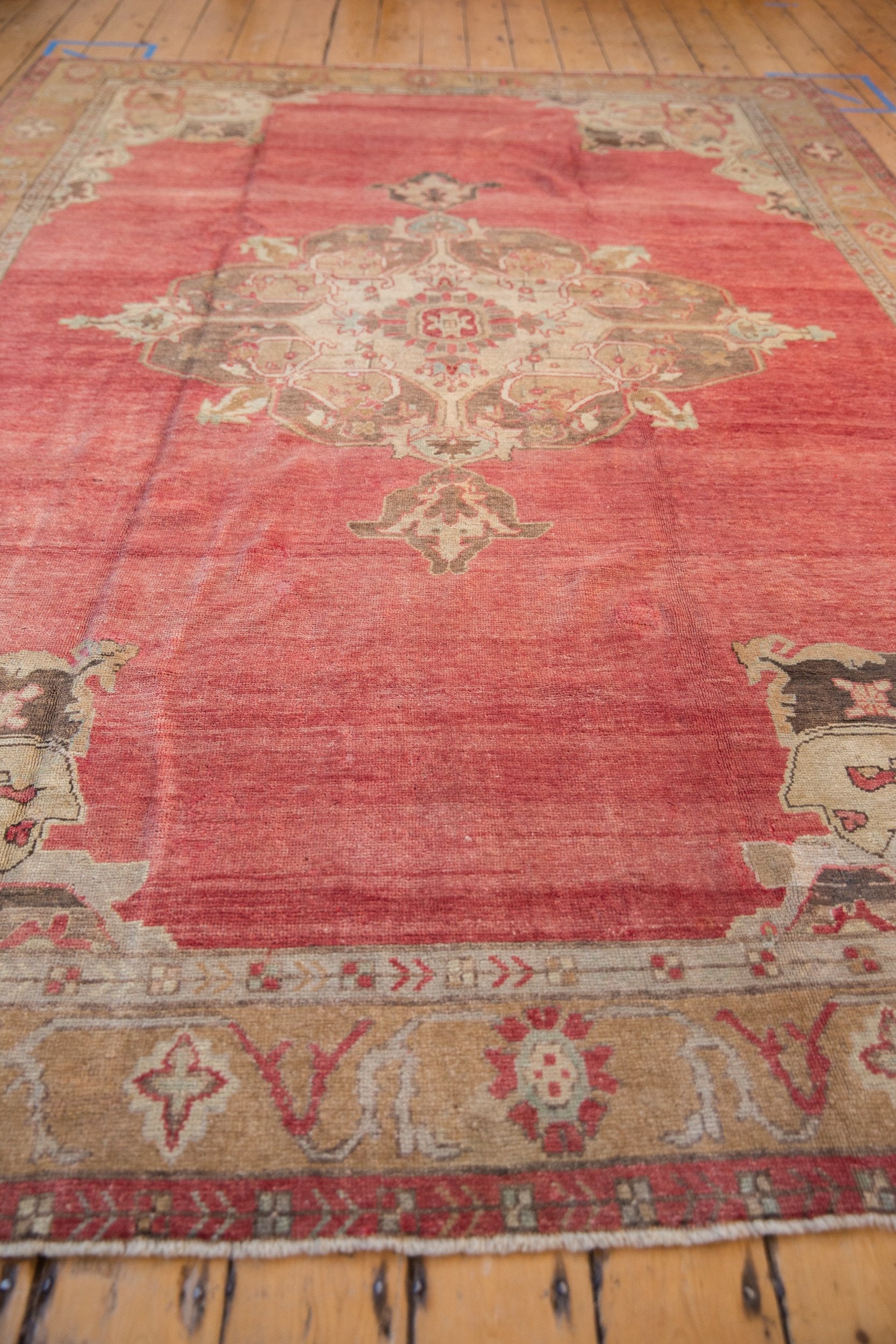 RESERVED 7.5x11 Vintage Distressed Oushak Carpet