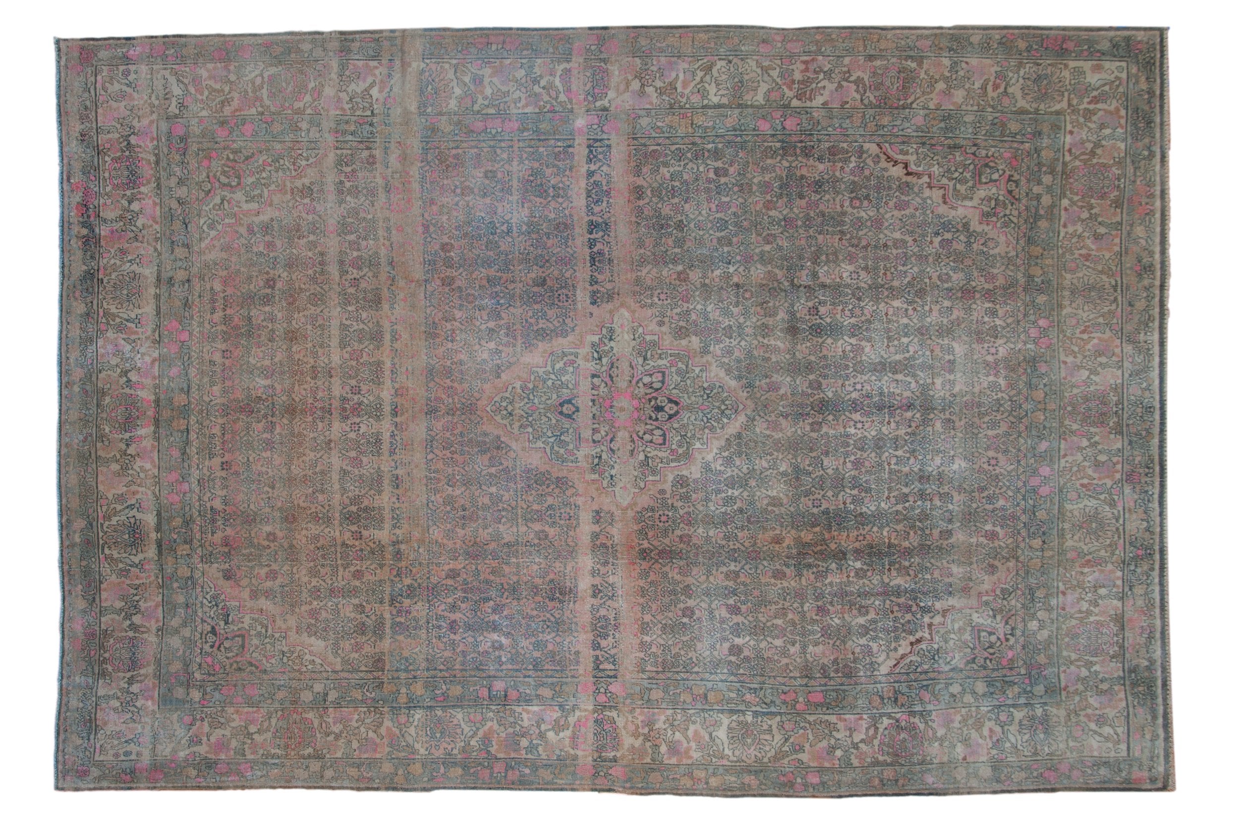 7x10.5 Vintage Distressed Bijar Carpet by Old New House® - main product image for Resin Society
