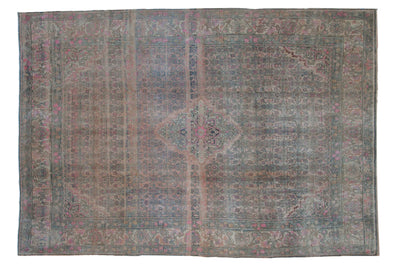 7x10.5 Vintage Distressed Bijar Carpet by Old New House® - main product image for Resin Society