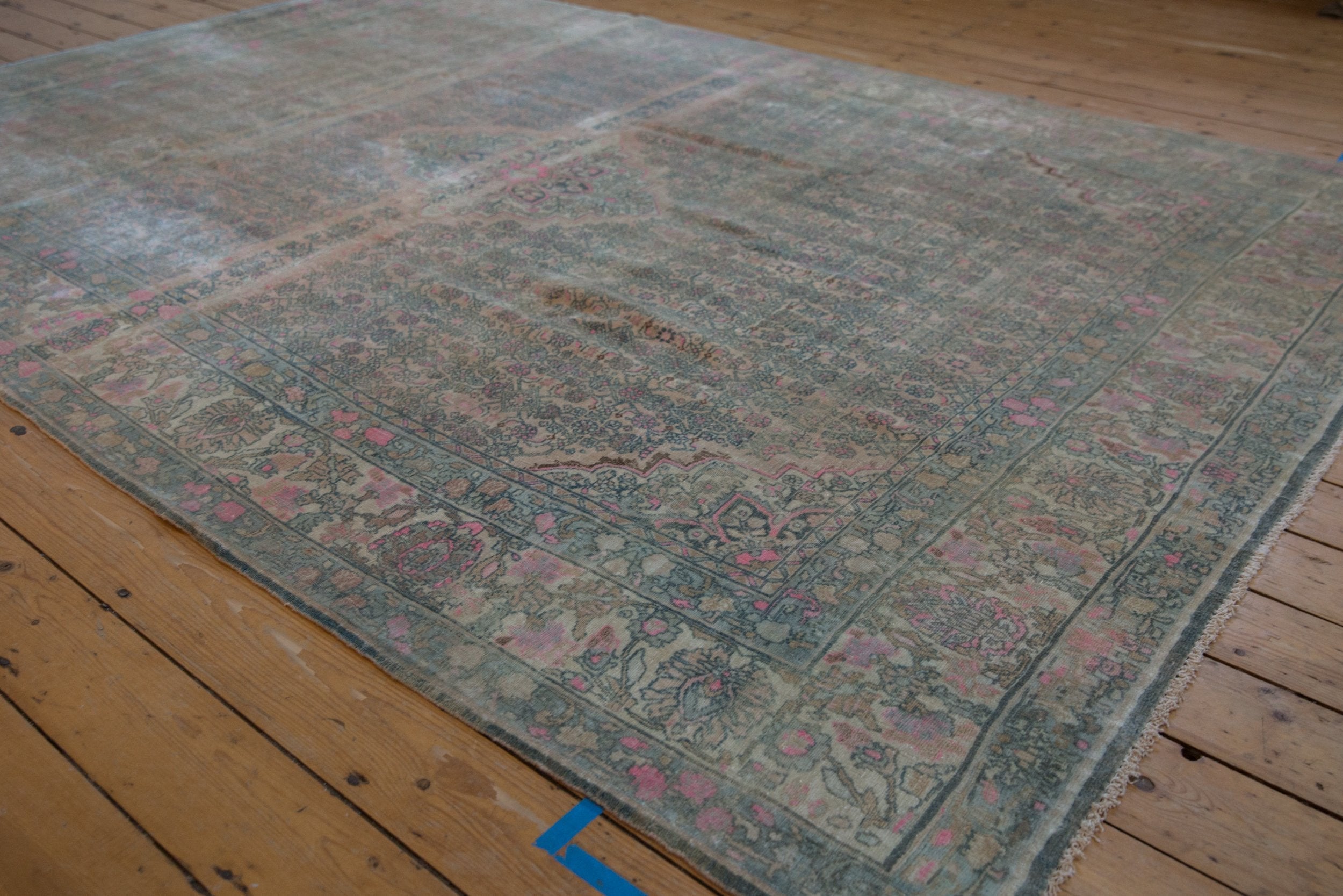 7x10.5 Vintage Distressed Bijar Carpet by Old New House® - product image 6 for Resin Society