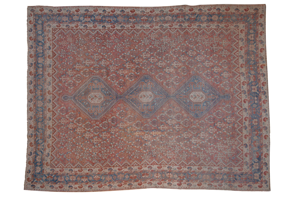 7.5x10 Vintage Distressed Qashqai Carpet by Old New House® - main product image for Resin Society