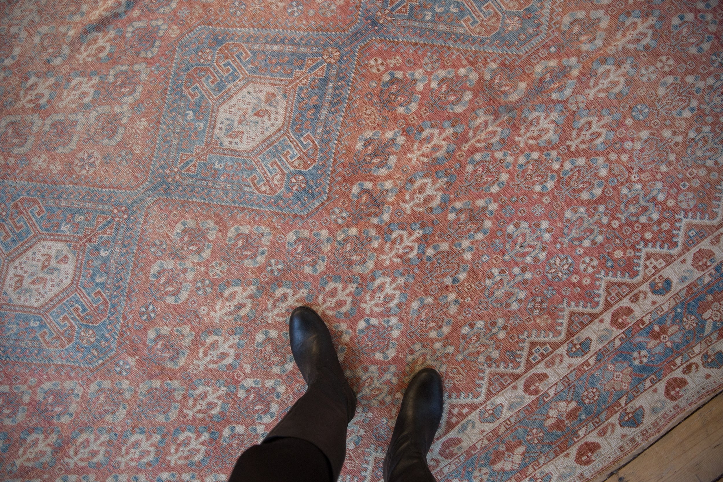 7.5x10 Vintage Distressed Qashqai Carpet by Old New House® - product image 2 for Resin Society
