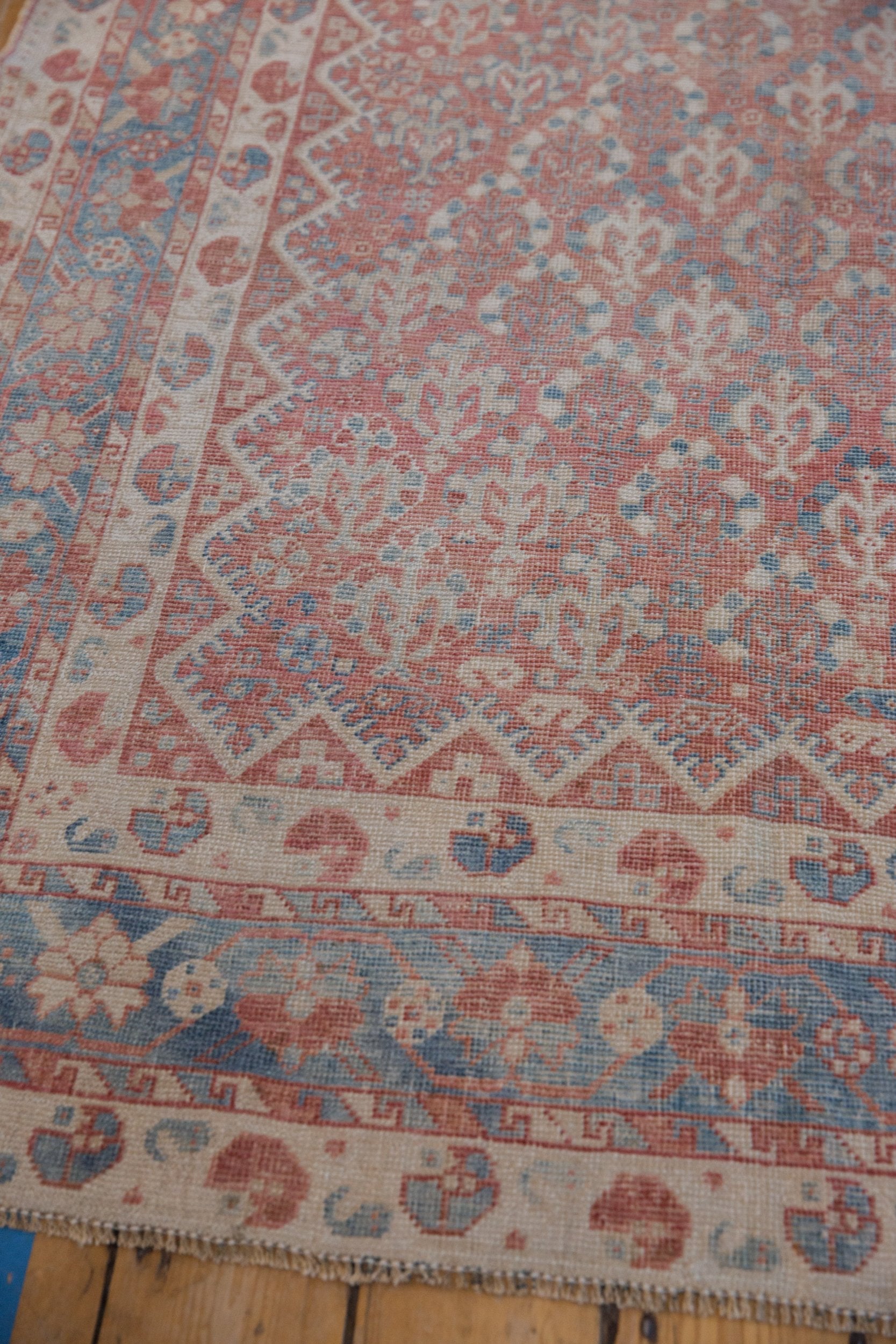 7.5x10 Vintage Distressed Qashqai Carpet by Old New House® - product image 7 for Resin Society