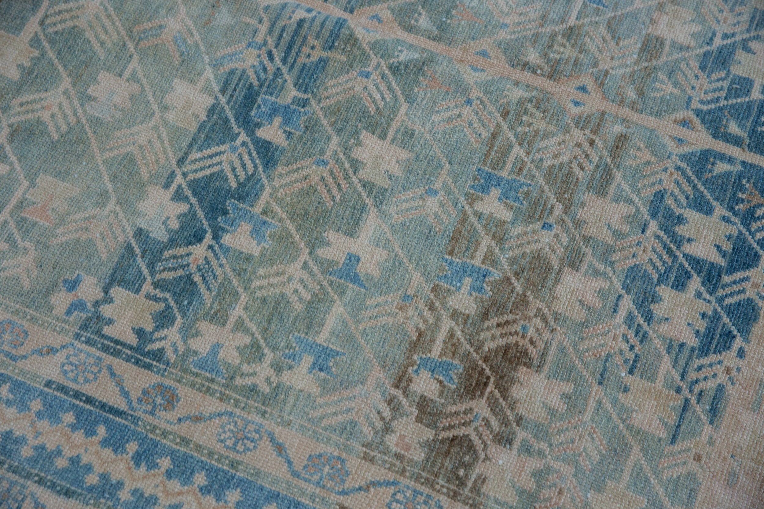 4.5x8 Vintage Fine Distressed Hamadan Rug by Old New House® - product image 7 for Resin Society