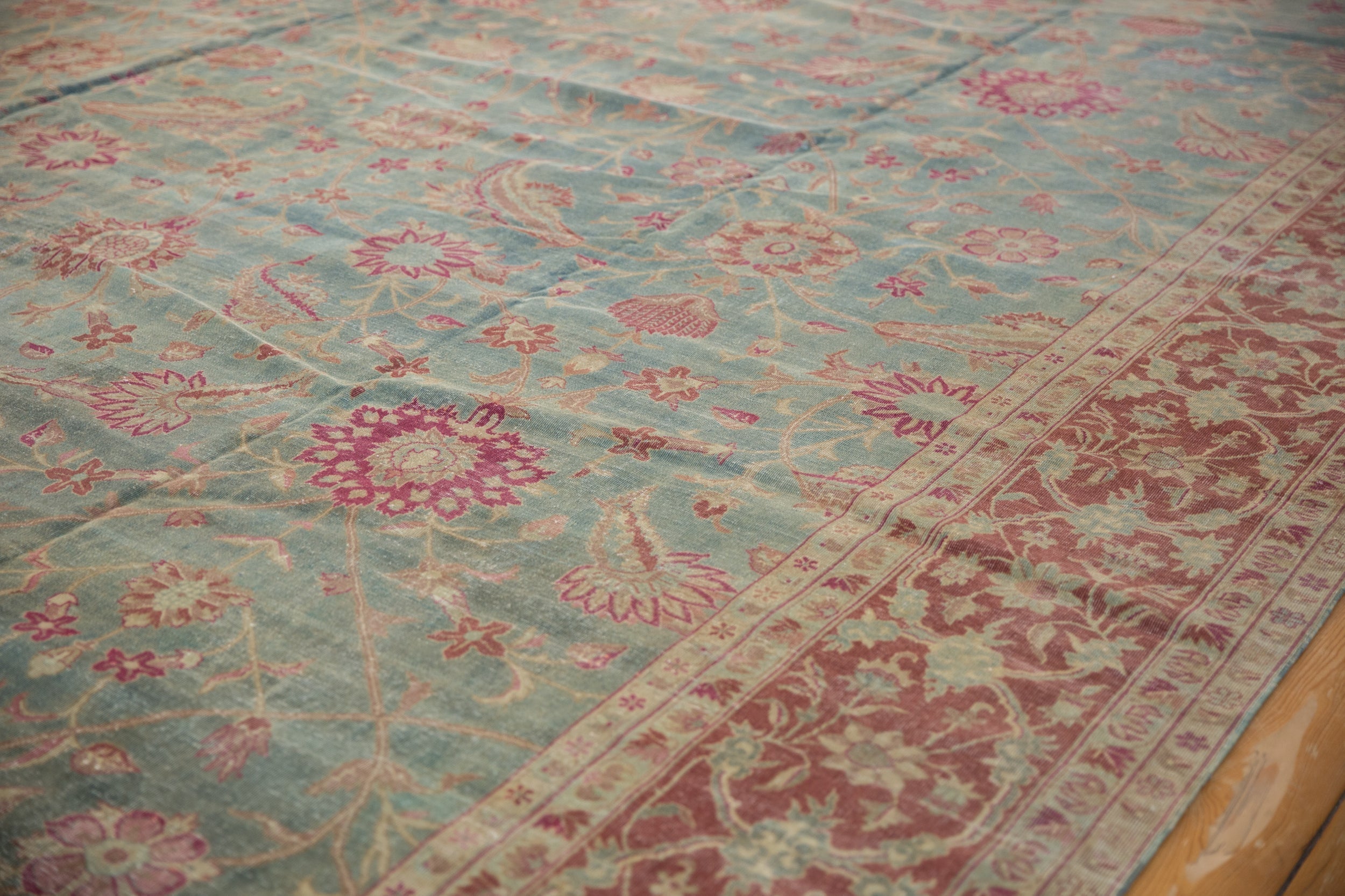 11.5x17 Vintage Distressed Yezd Carpet by Old New House® - product image 4 for Resin Society