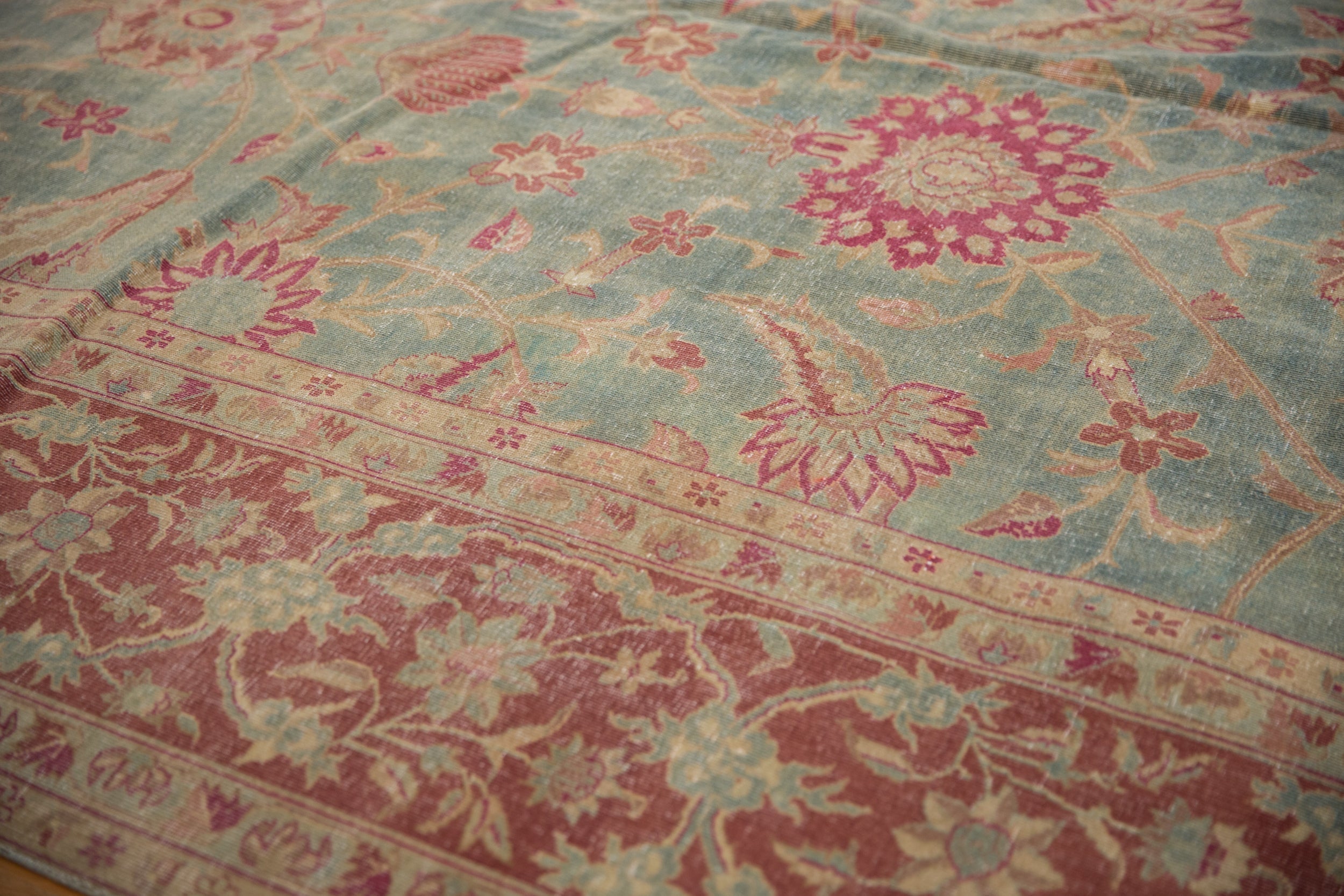 11.5x17 Vintage Distressed Yezd Carpet by Old New House® - product image 7 for Resin Society
