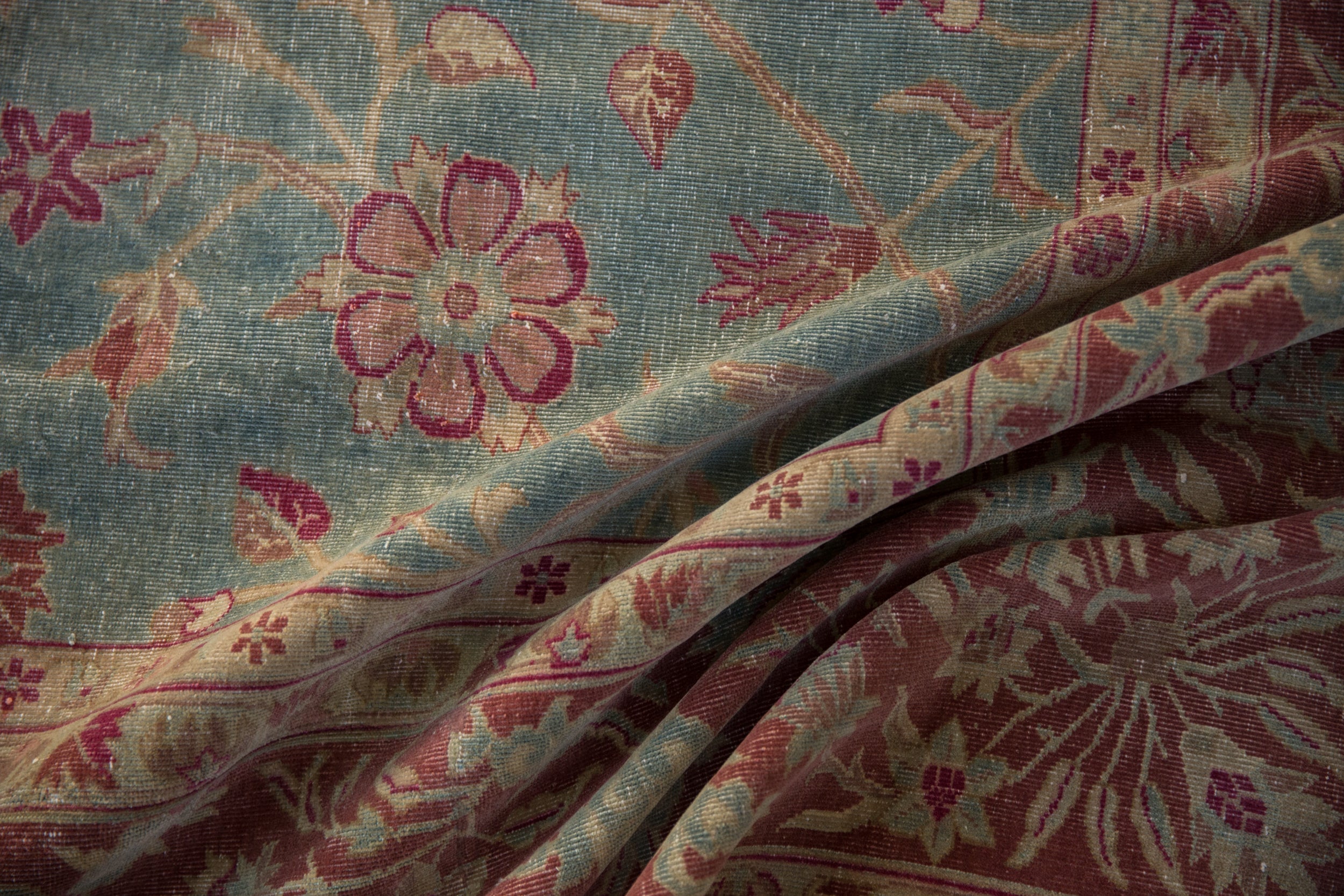 11.5x17 Vintage Distressed Yezd Carpet by Old New House® - product image 10 for Resin Society