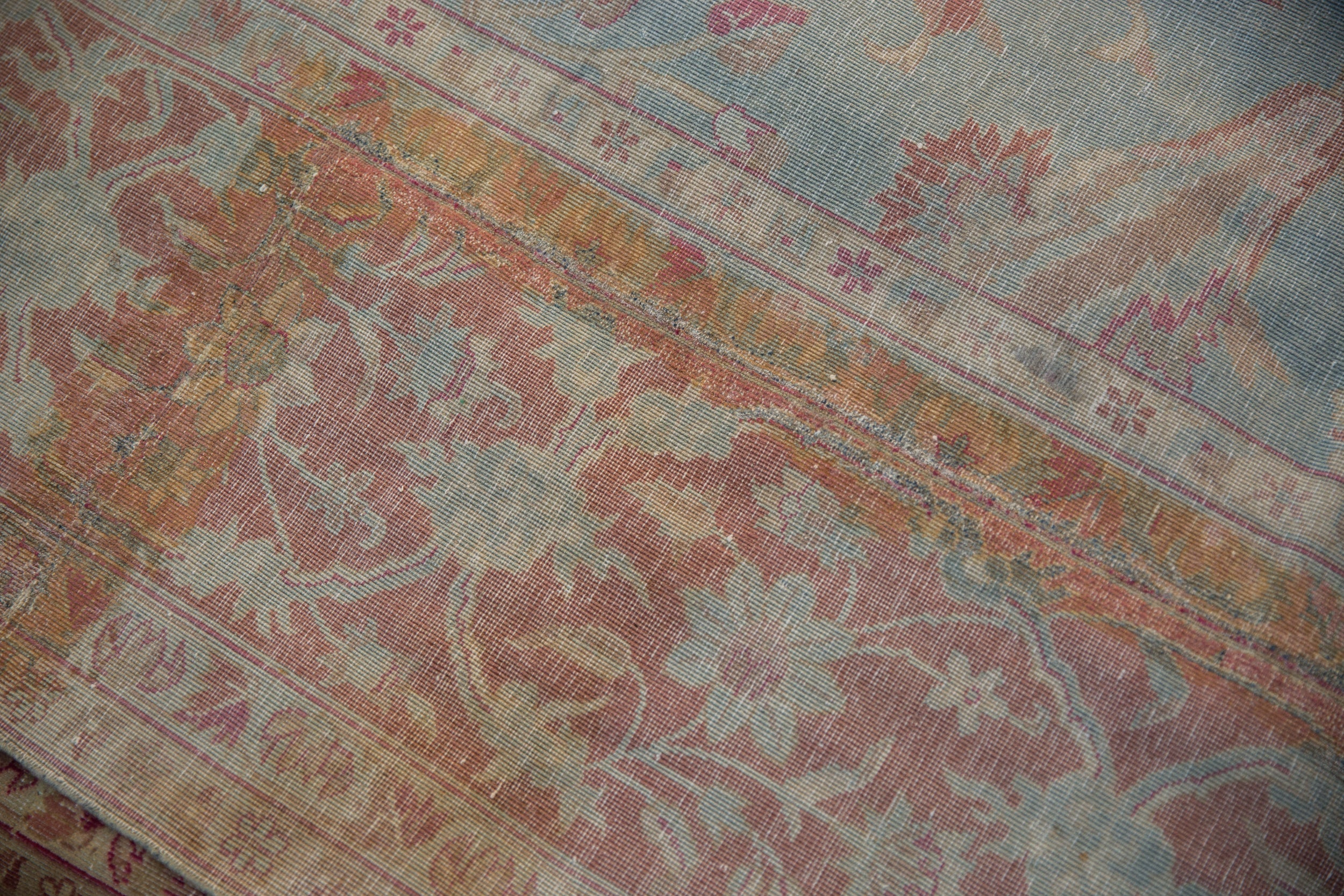11.5x17 Vintage Distressed Yezd Carpet by Old New House® - product image 12 for Resin Society