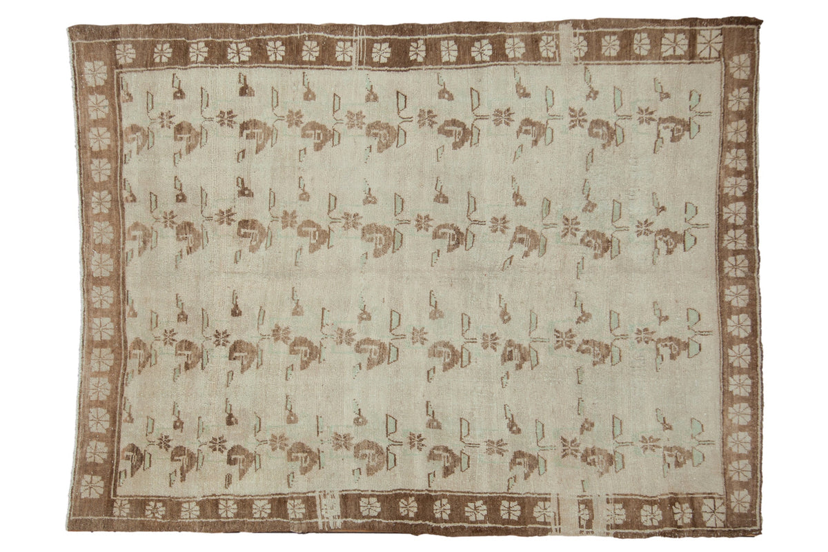 6x8.5 Vintage Distressed Oushak Carpet by Old New House® - main product image for Resin Society
