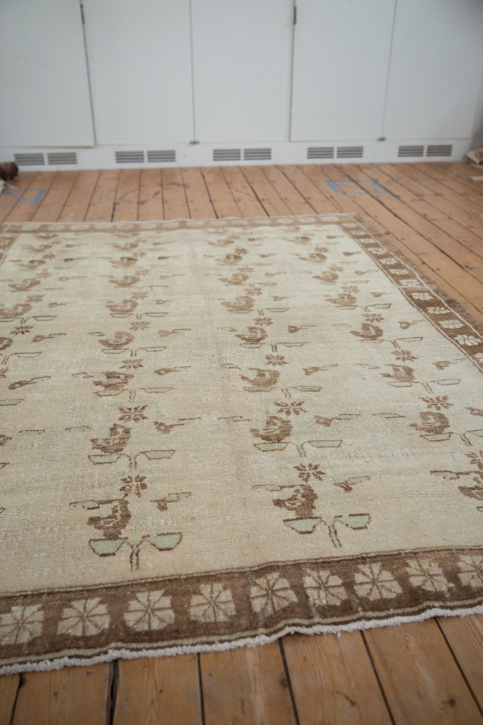 6x8.5 Vintage Distressed Oushak Carpet by Old New House® - product image 7 for Resin Society