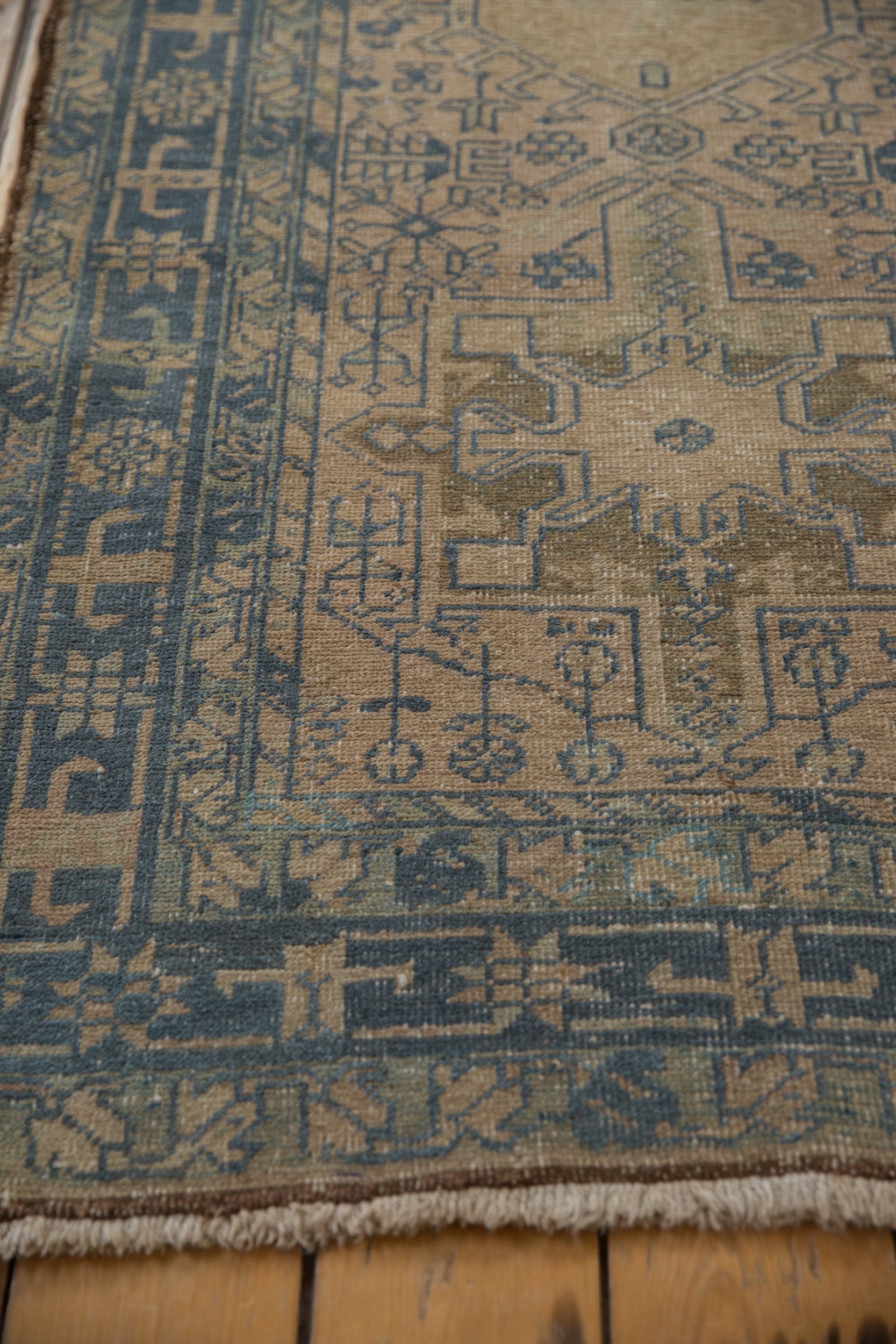 3x11 Vintage Distressed Karaja Rug Runner by Old New House® - product image 4 for Resin Society