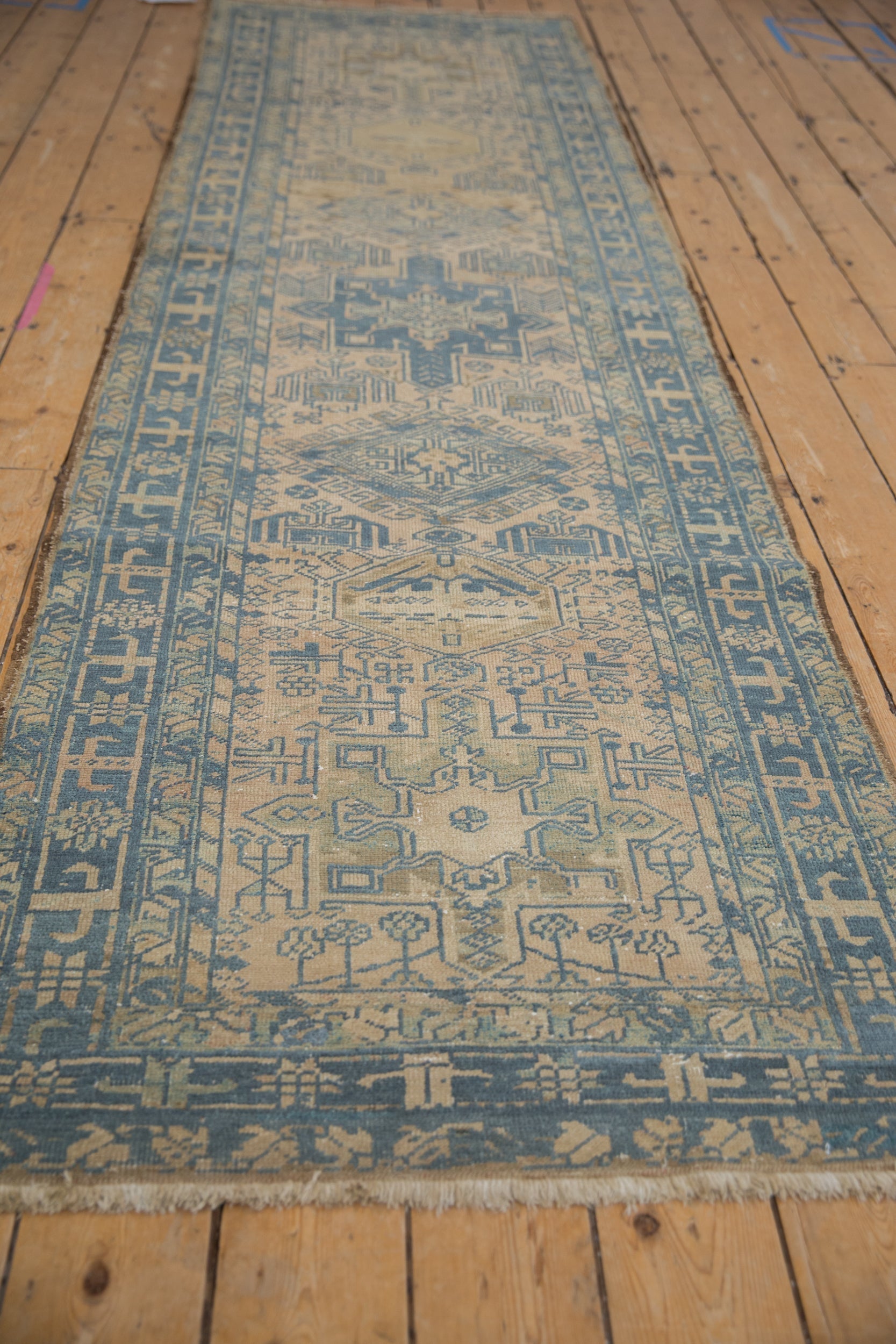 3x11 Vintage Distressed Karaja Rug Runner by Old New House® - product image 6 for Resin Society
