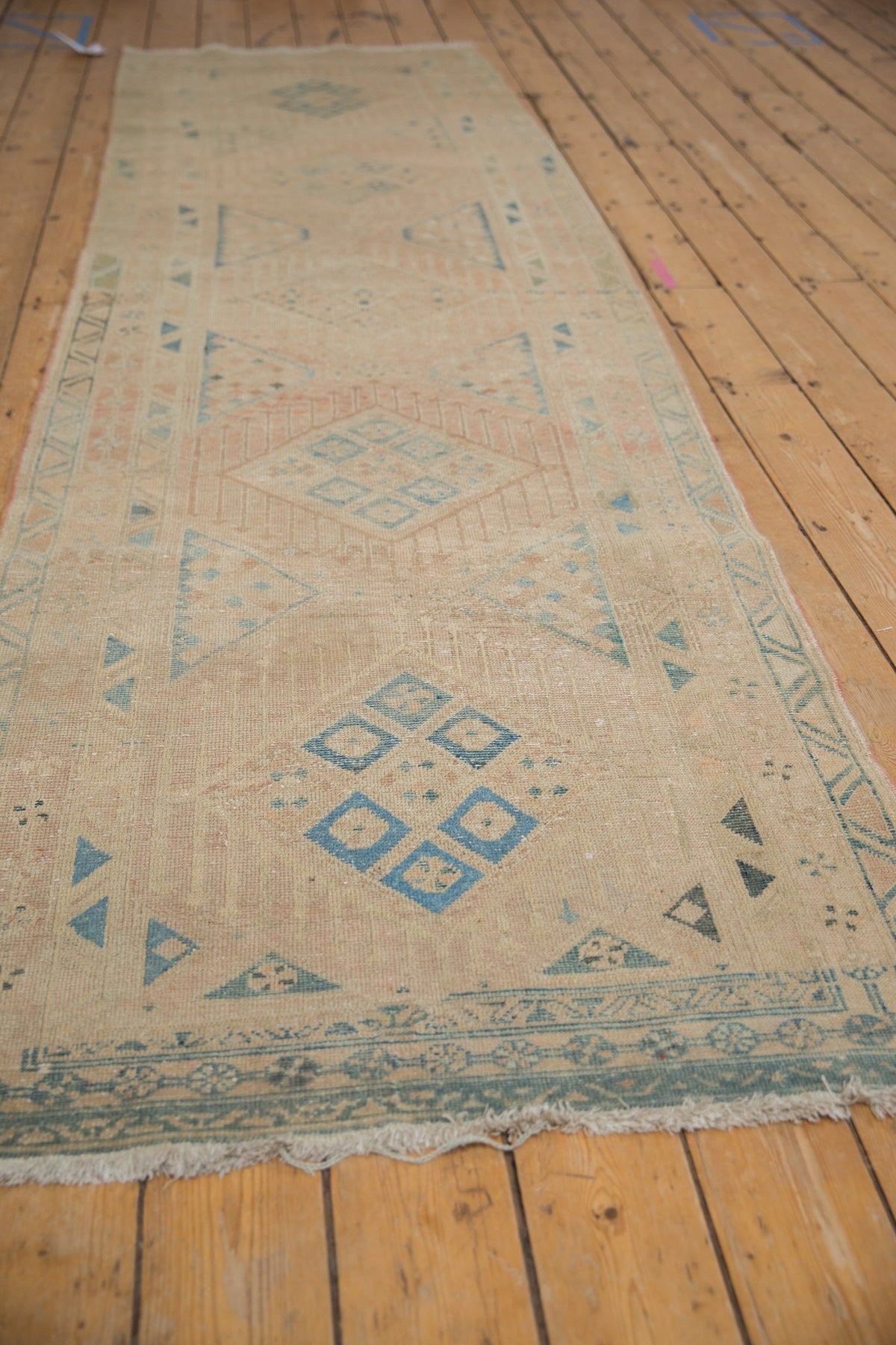 3.5x11 Vintage Distressed Northwest Persian Rug Runner by Old New House® - product image 4 for Resin Society
