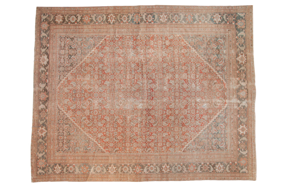 10.5x13 Vintage Distressed Mahal Carpet by Old New House® - main product image for Resin Society