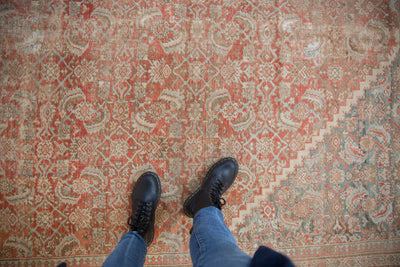 10.5x13 Vintage Distressed Mahal Carpet by Old New House® - product image 2 for Resin Society