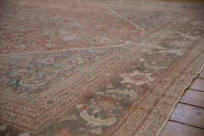 10.5x13 Vintage Distressed Mahal Carpet by Old New House® - product image 4 for Resin Society