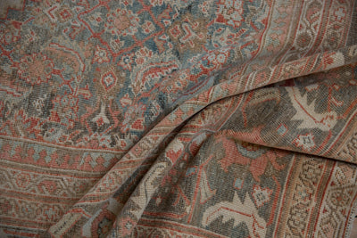 10.5x13 Vintage Distressed Mahal Carpet by Old New House® - product image 12 for Resin Society