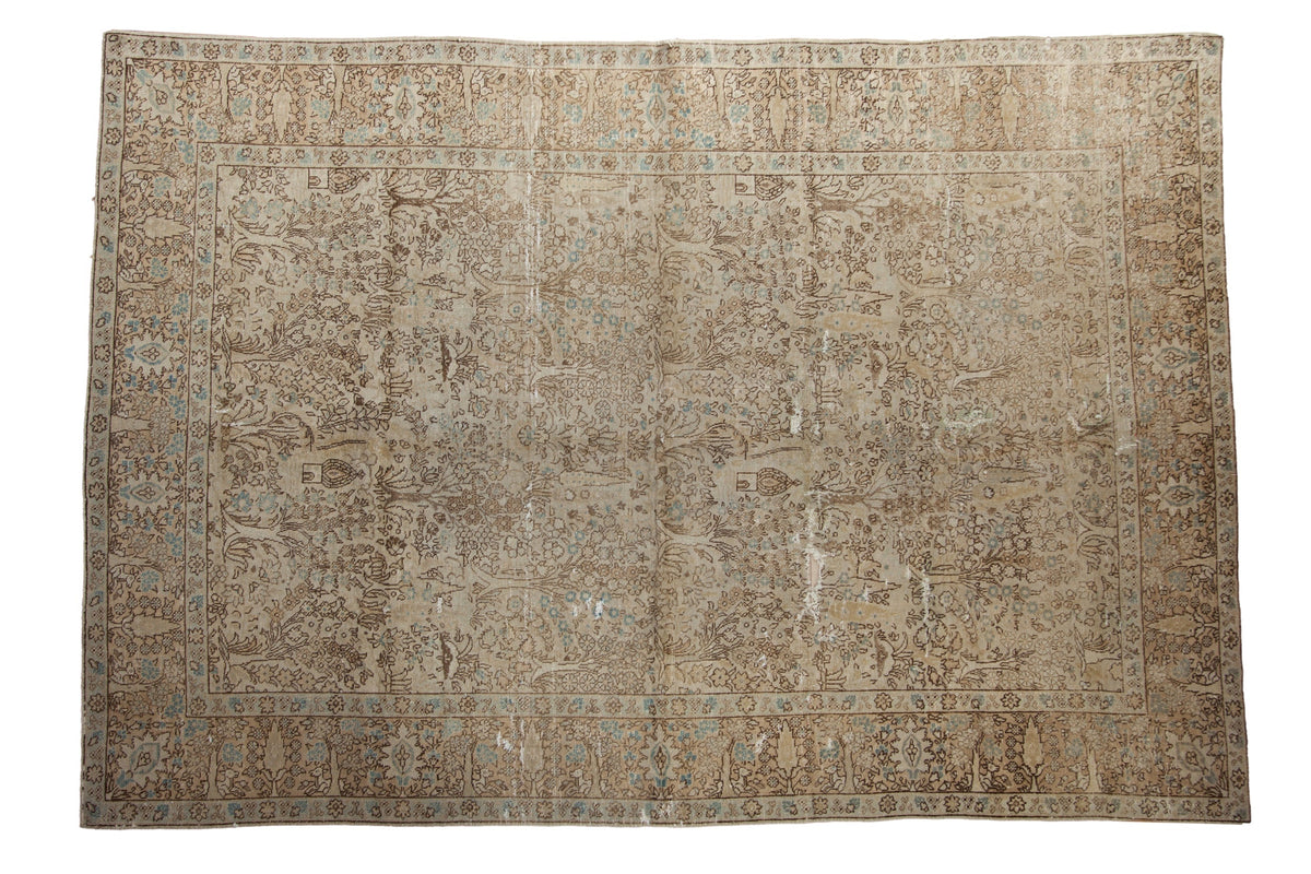 6.5x9.5 Vintage Distressed Tabriz Carpet by Old New House® - main product image for Resin Society