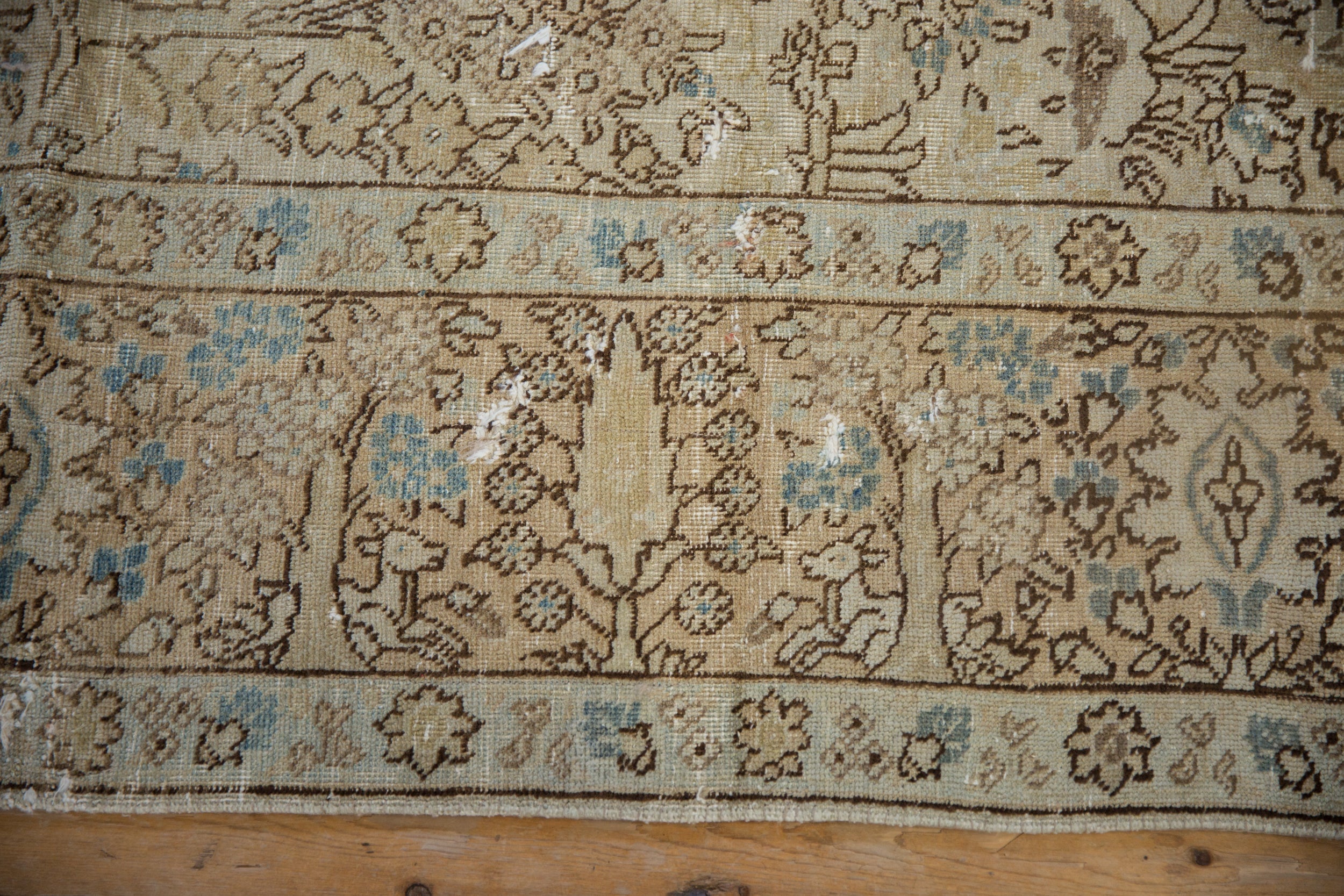 6.5x9.5 Vintage Distressed Tabriz Carpet by Old New House® - product image 9 for Resin Society