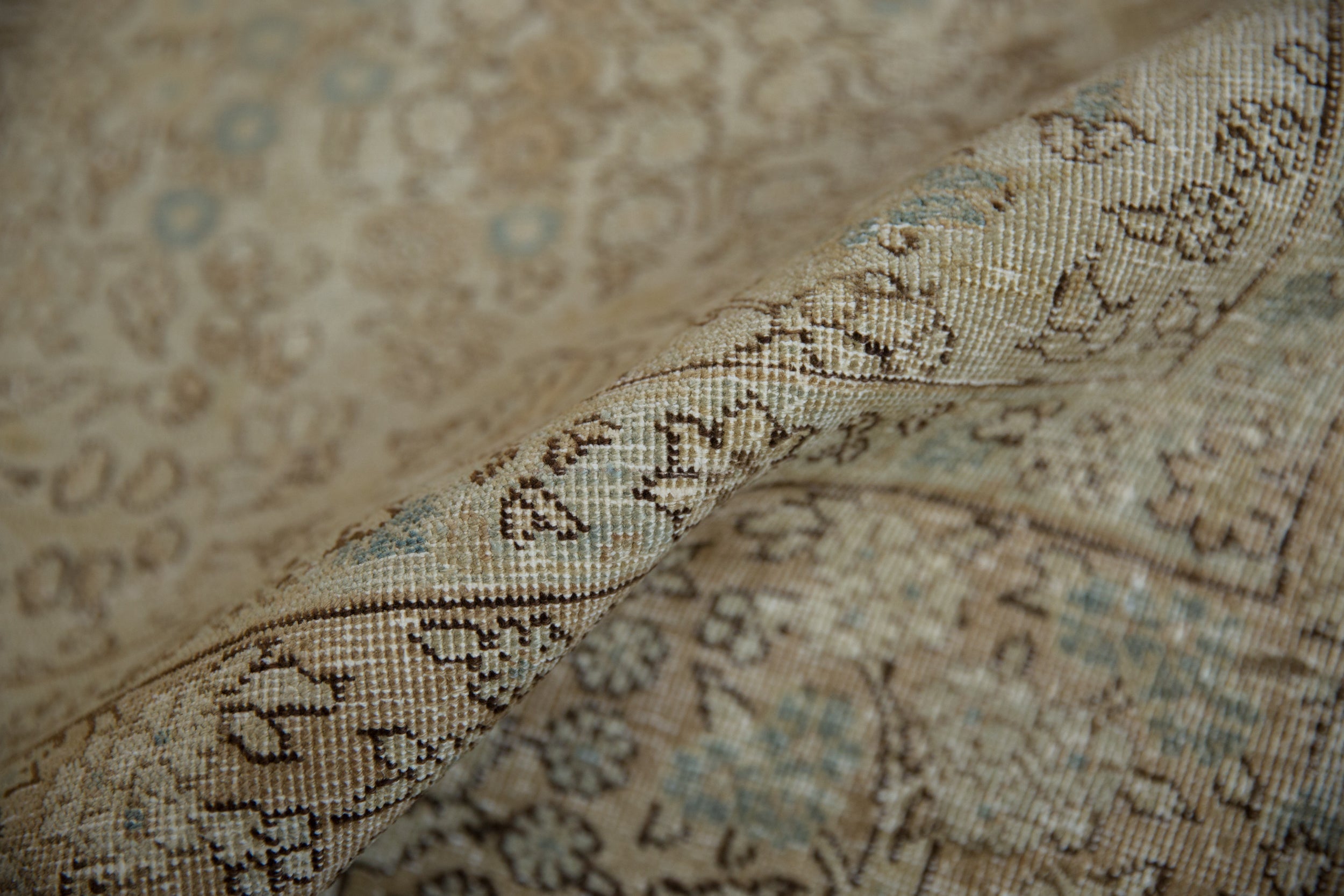 6.5x9.5 Vintage Distressed Tabriz Carpet by Old New House® - product image 11 for Resin Society
