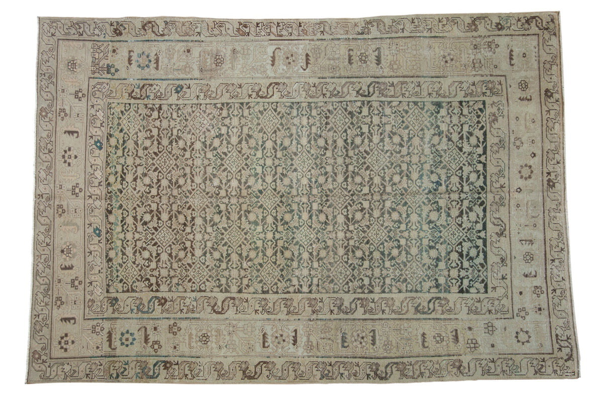 6.5x9.5 Vintage Distressed Hamadan Carpet by Old New House® - main product image for Resin Society