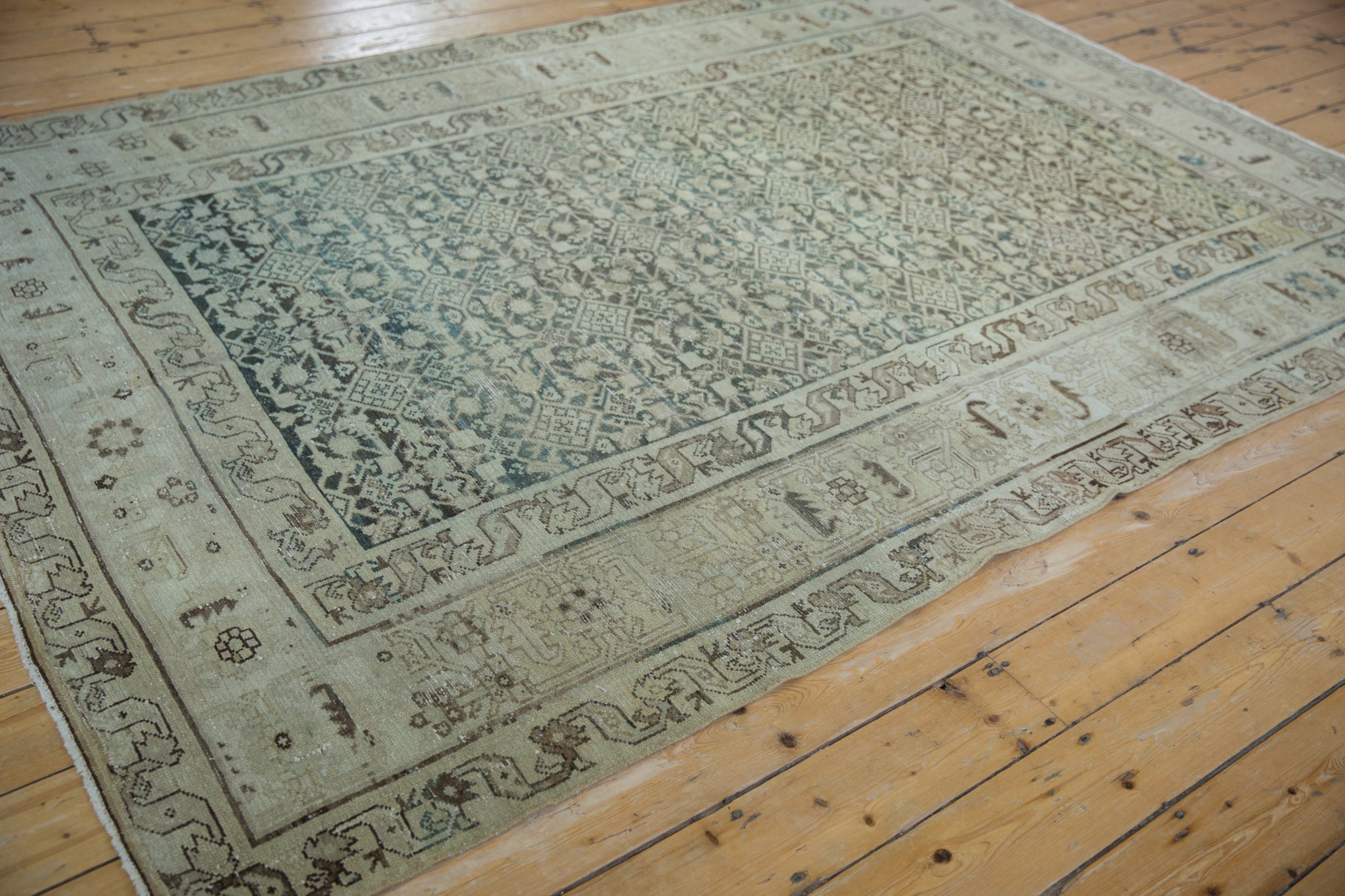 6.5x9.5 Vintage Distressed Hamadan Carpet by Old New House® - product image 9 for Resin Society