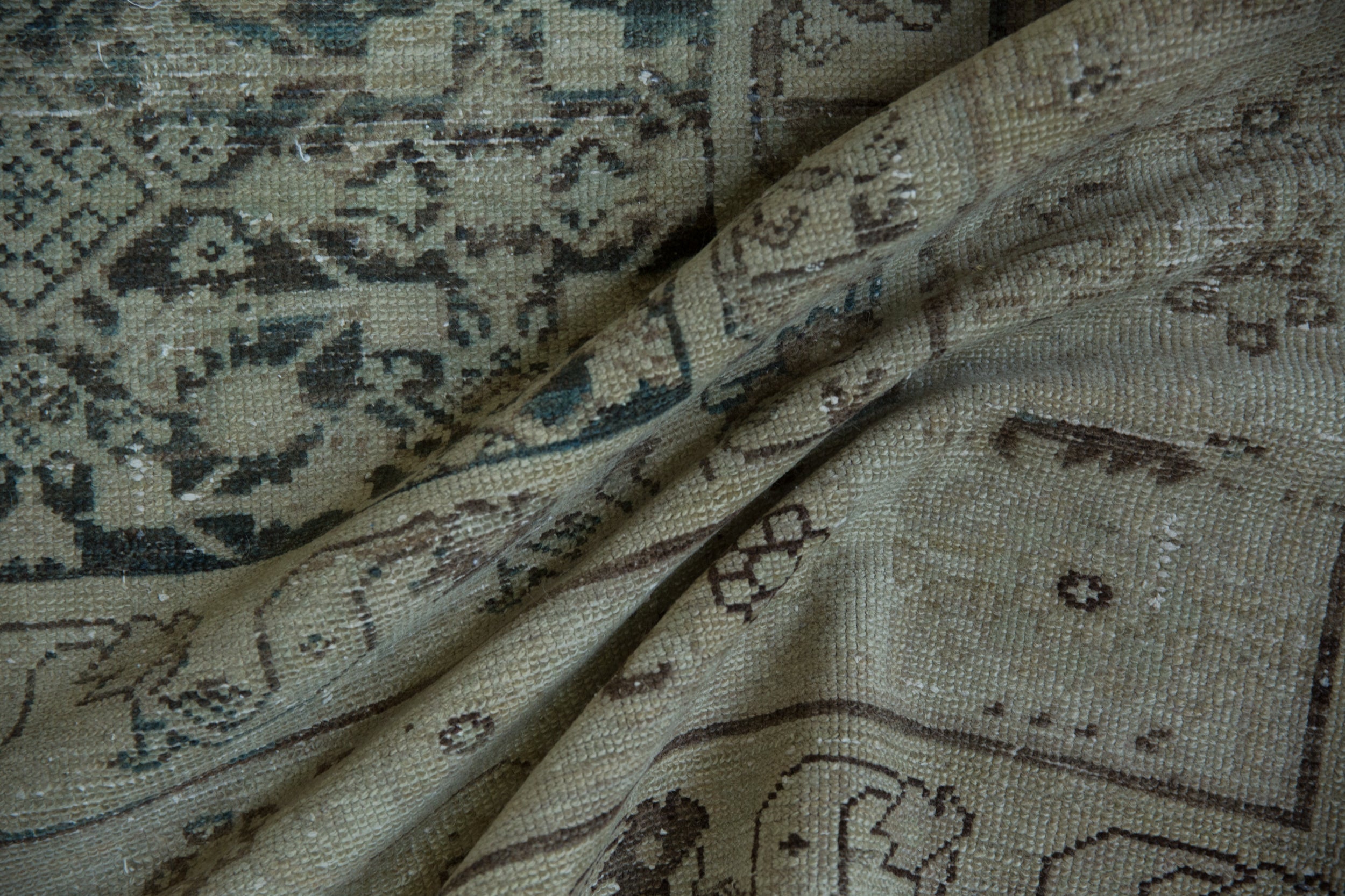 6.5x9.5 Vintage Distressed Hamadan Carpet by Old New House® - product image 11 for Resin Society