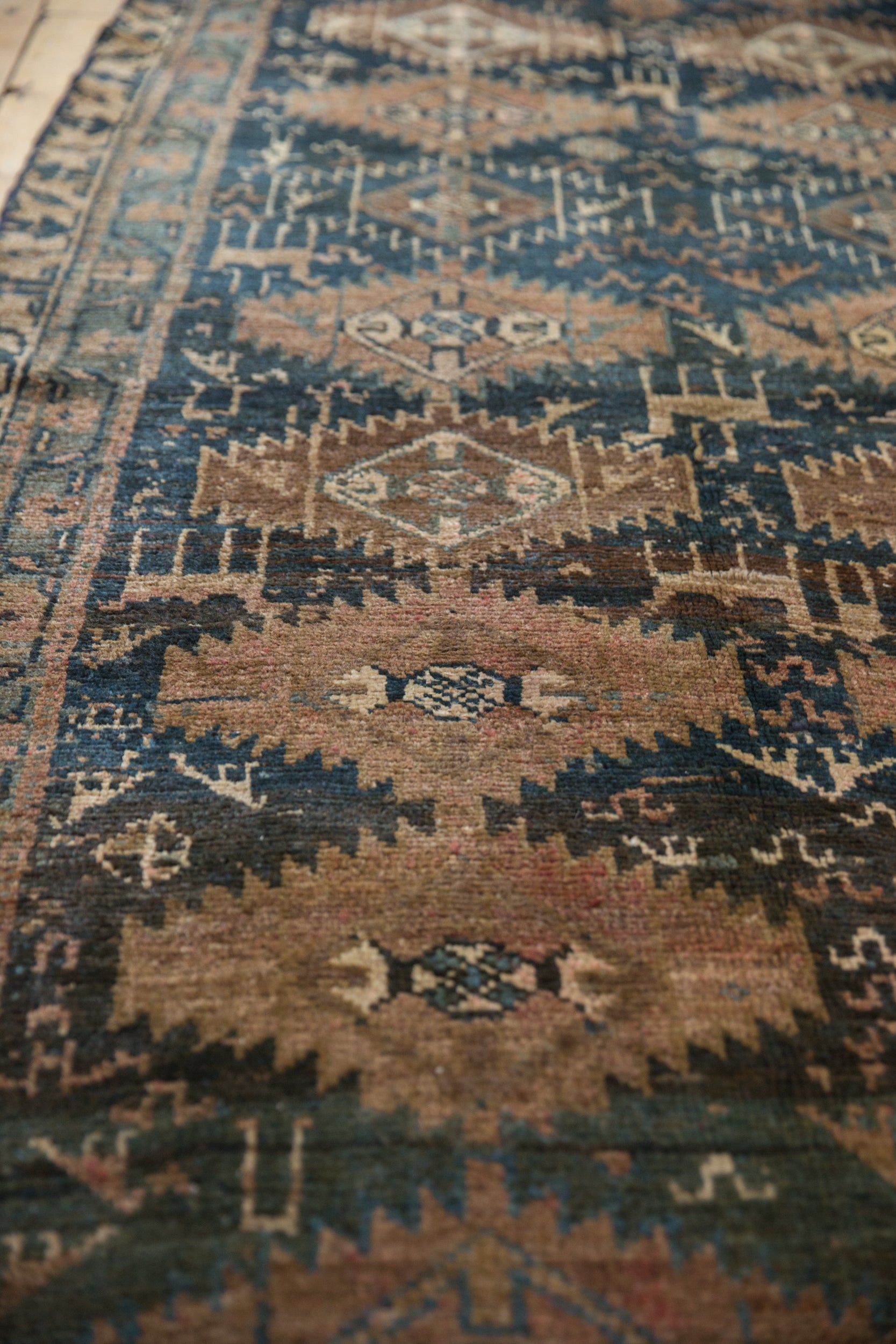 4x10.5 Vintage Distressed Kurd Rug Runner by Old New House® - product image 4 for Resin Society
