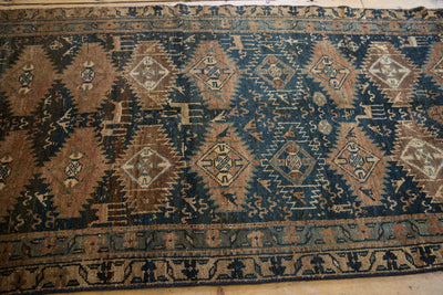 4x10.5 Vintage Distressed Kurd Rug Runner by Old New House® - product image 5 for Resin Society