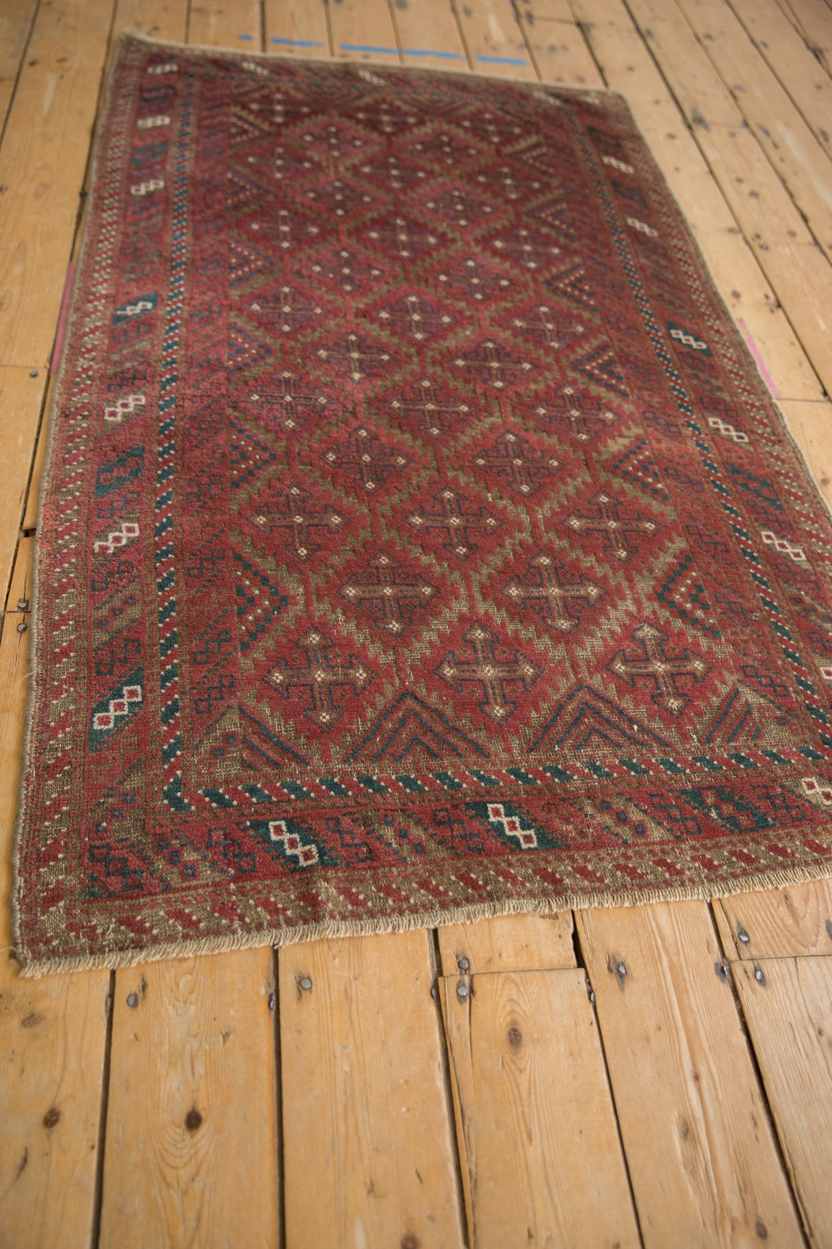 3x6 Vintage Distressed Belouch Rug Runner by Old New House® - product image 3 for Resin Society