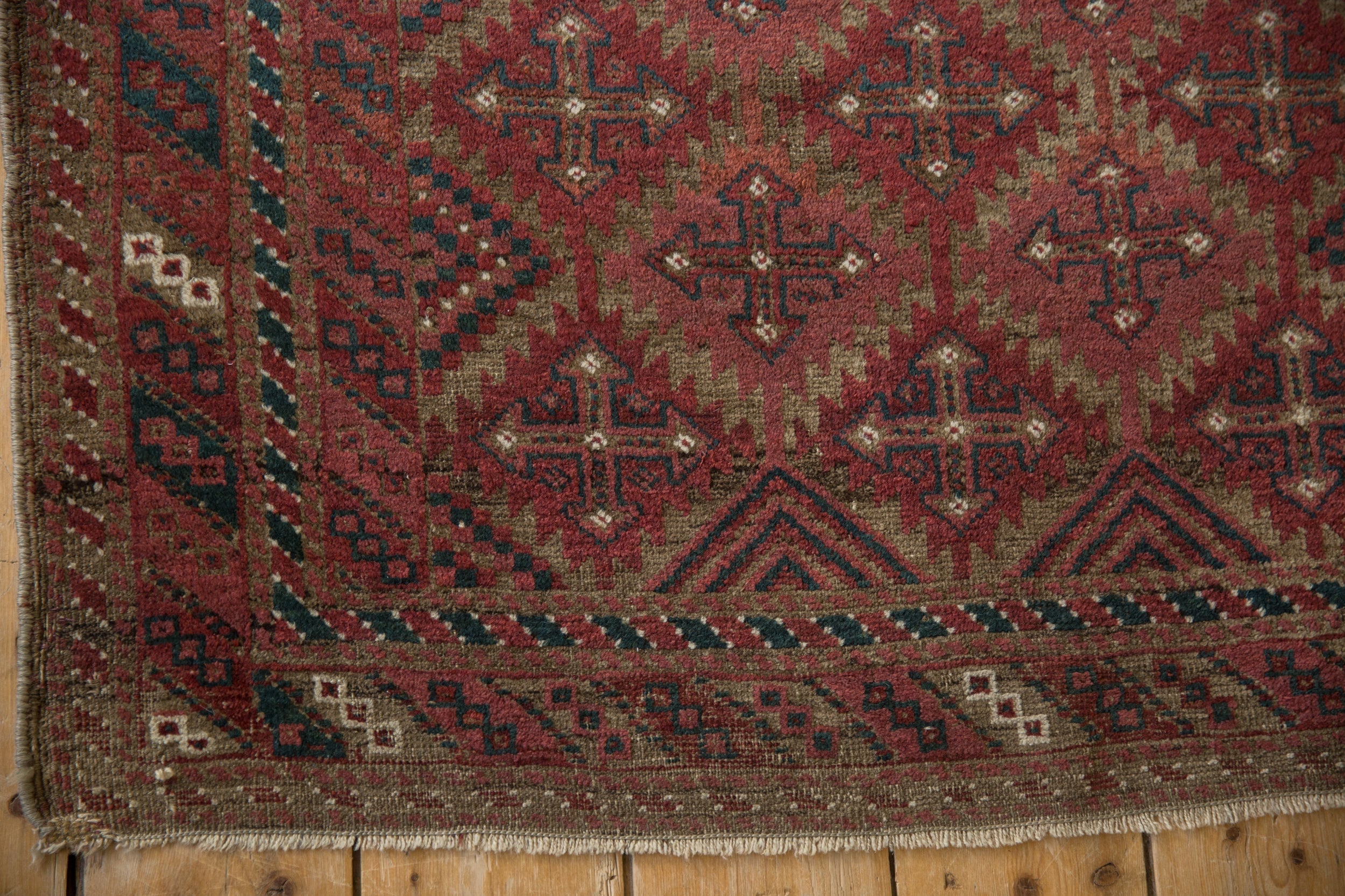 3x6 Vintage Distressed Belouch Rug Runner by Old New House® - product image 6 for Resin Society