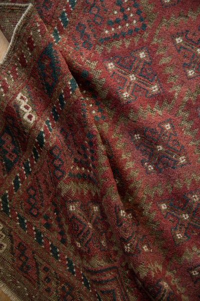 3x6 Vintage Distressed Belouch Rug Runner by Old New House® - product image 7 for Resin Society