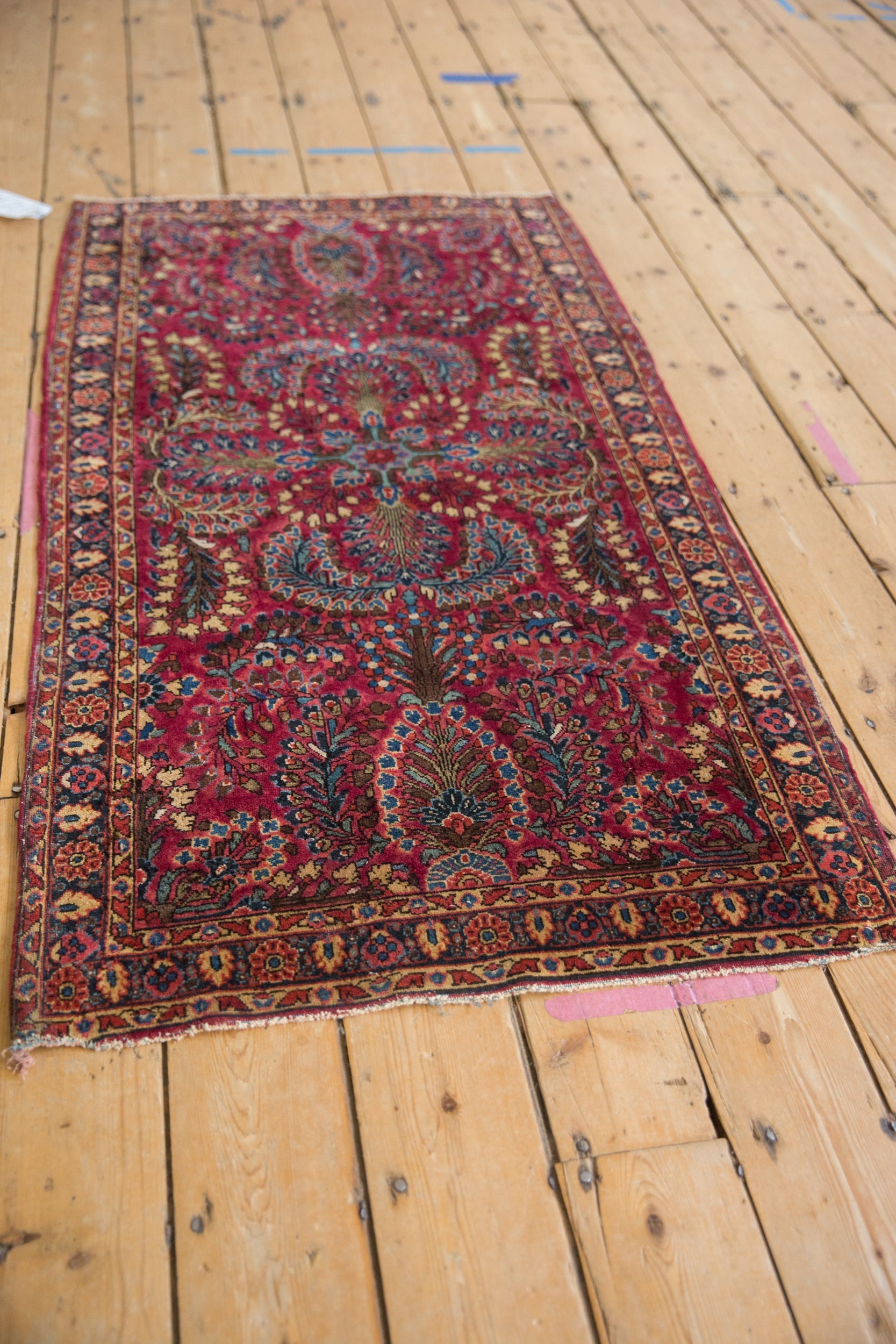 2.5x5 Vintage American Sarouk Rug Runner by Old New House® - product image 3 for Resin Society