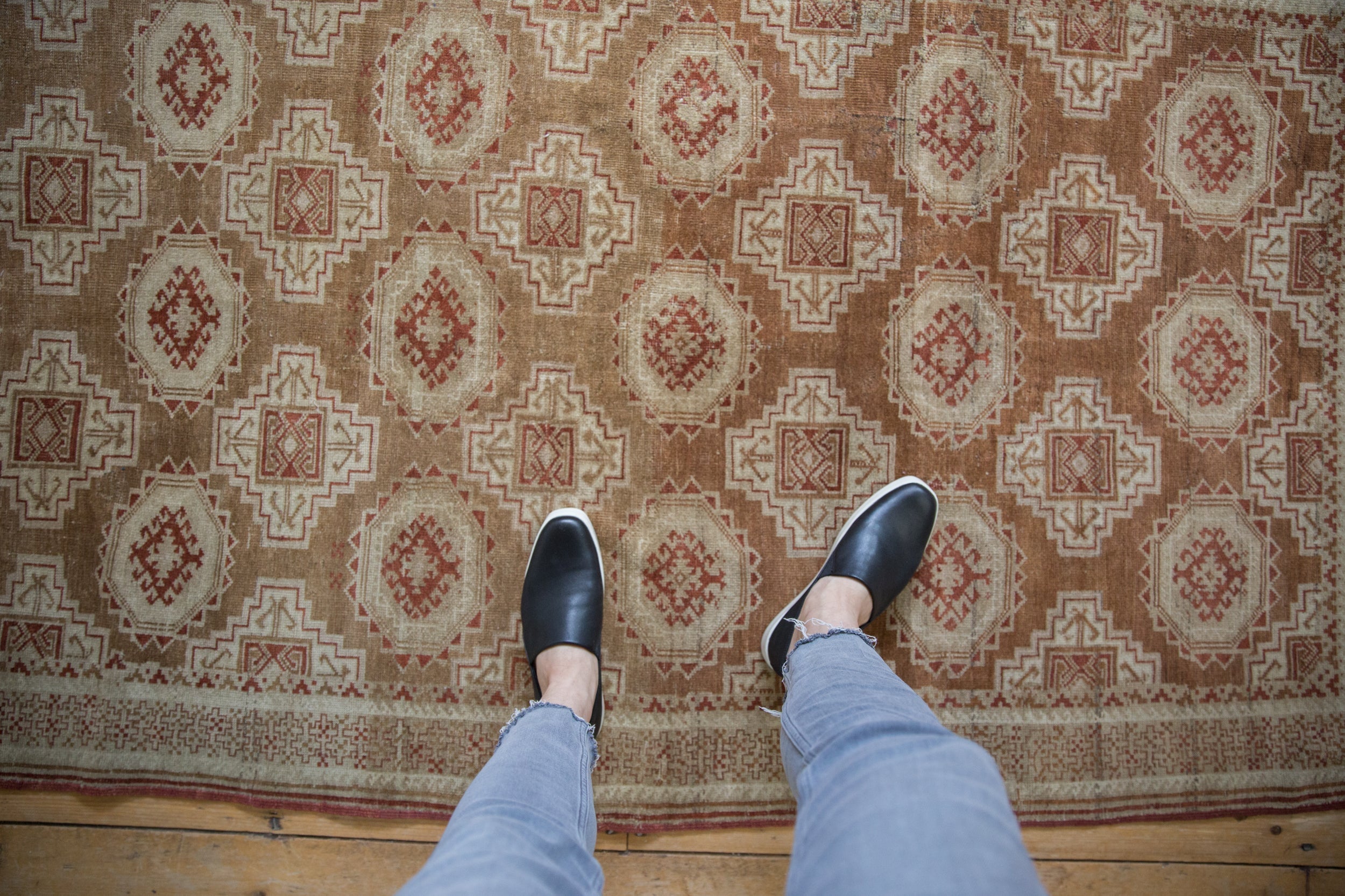 4x7 Vintage Distressed Belouch Rug by Old New House® - product image 2 for Resin Society