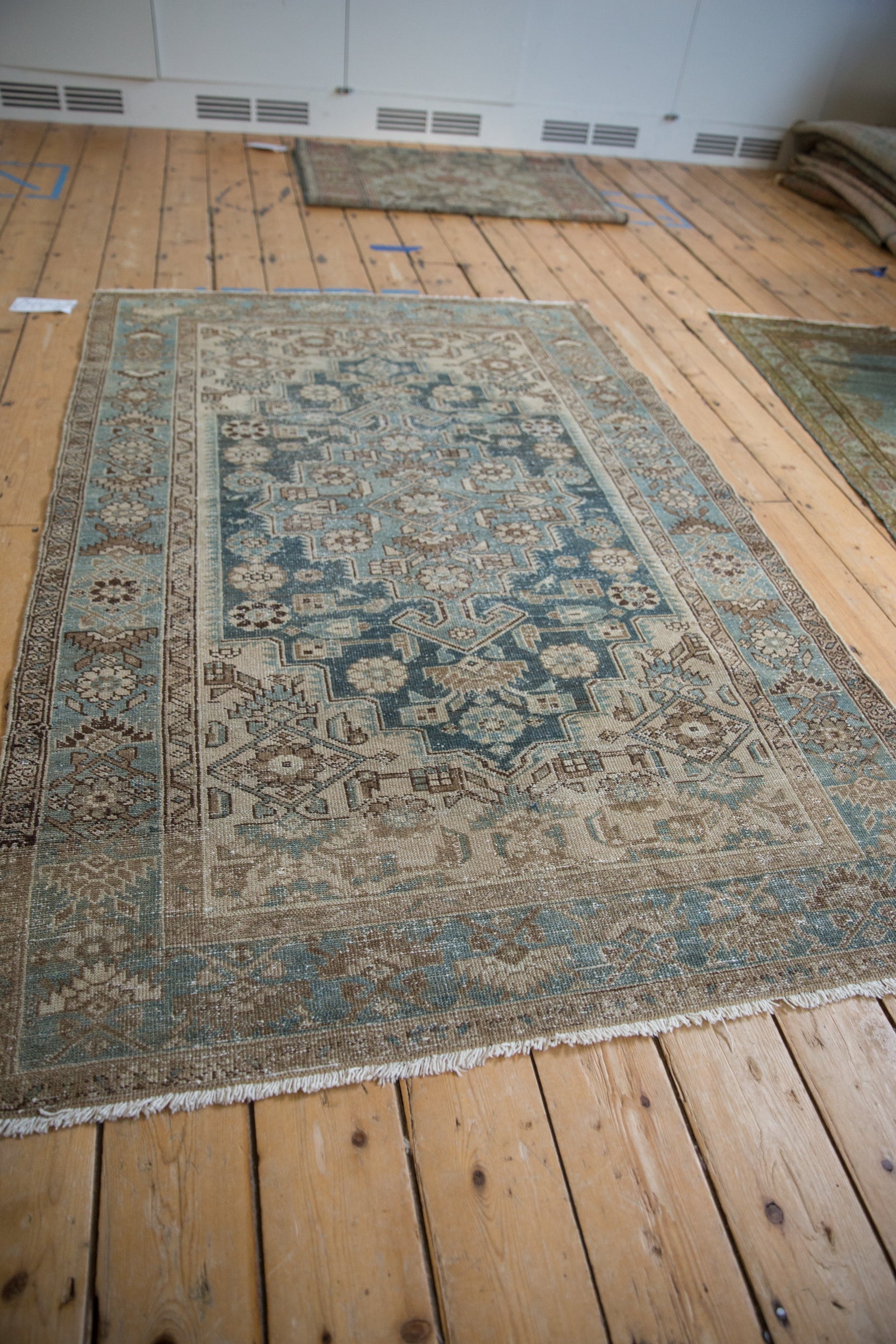 4x6.5 Vintage Distressed Hamadan Rug by Old New House® - product image 4 for Resin Society