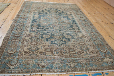 4x6.5 Vintage Distressed Hamadan Rug by Old New House® - product image 6 for Resin Society