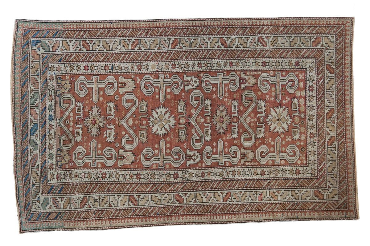 3.5x5.5 Antique Distressed Shirvan Rug by Old New House® - main product image for Resin Society