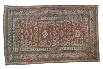 3.5x5.5 Antique Distressed Shirvan Rug by Old New House® - main product image for Resin Society