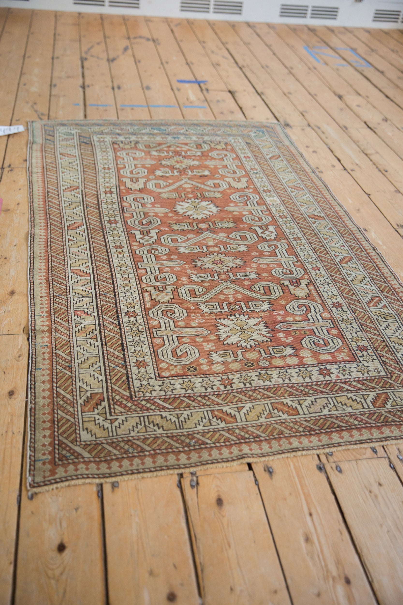 3.5x5.5 Antique Distressed Shirvan Rug by Old New House® - product image 4 for Resin Society