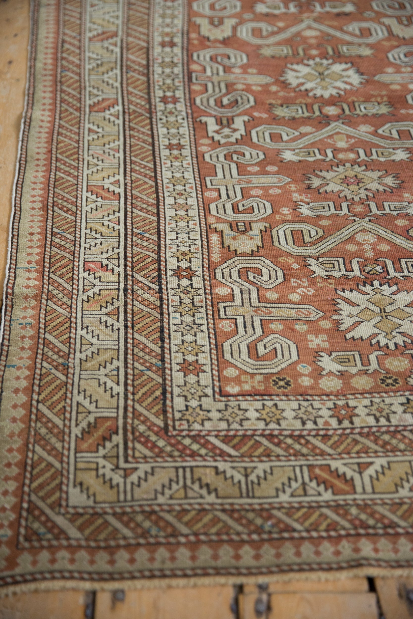 3.5x5.5 Antique Distressed Shirvan Rug by Old New House® - product image 5 for Resin Society