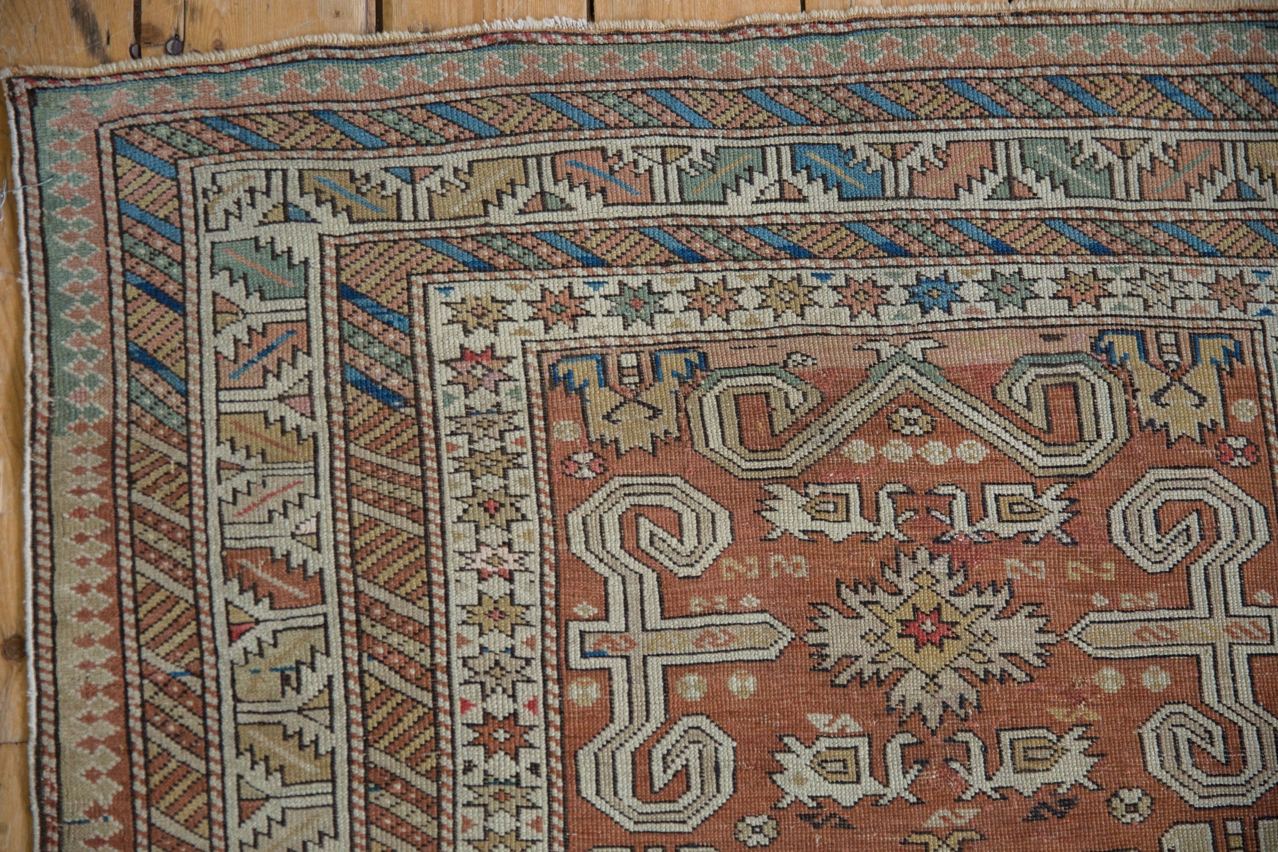 3.5x5.5 Antique Distressed Shirvan Rug by Old New House® - product image 6 for Resin Society