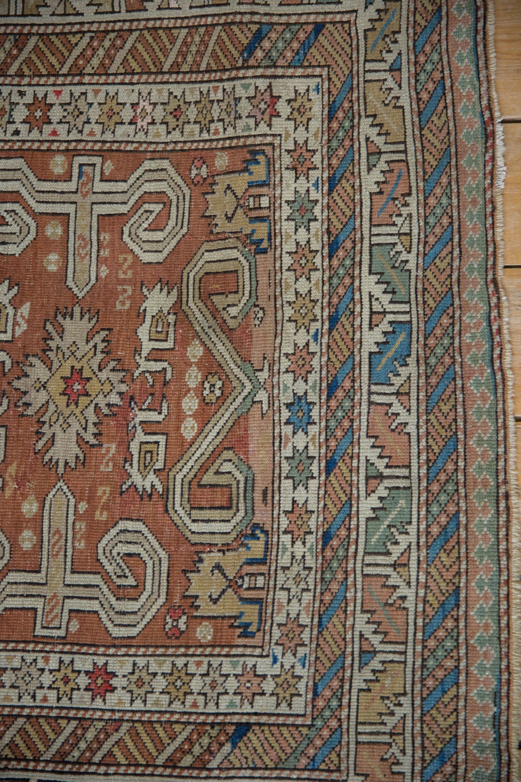 3.5x5.5 Antique Distressed Shirvan Rug by Old New House® - product image 10 for Resin Society
