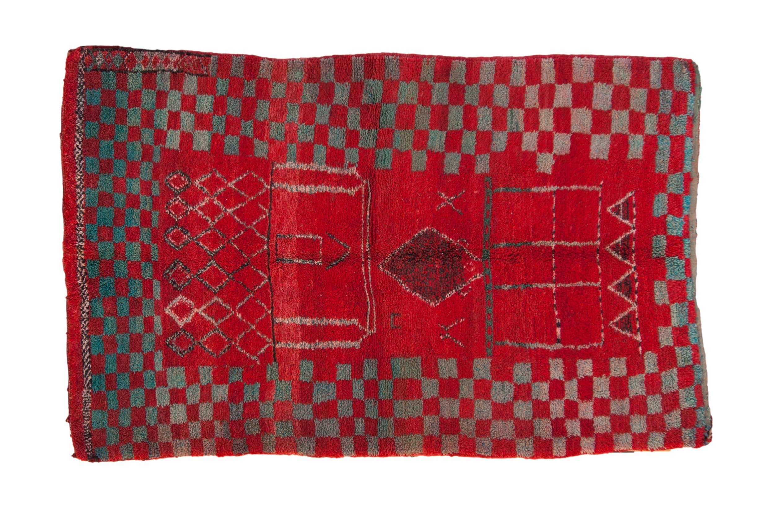 4x6.5 Vintage Moroccan Rug by Old New House® - main product image for Resin Society