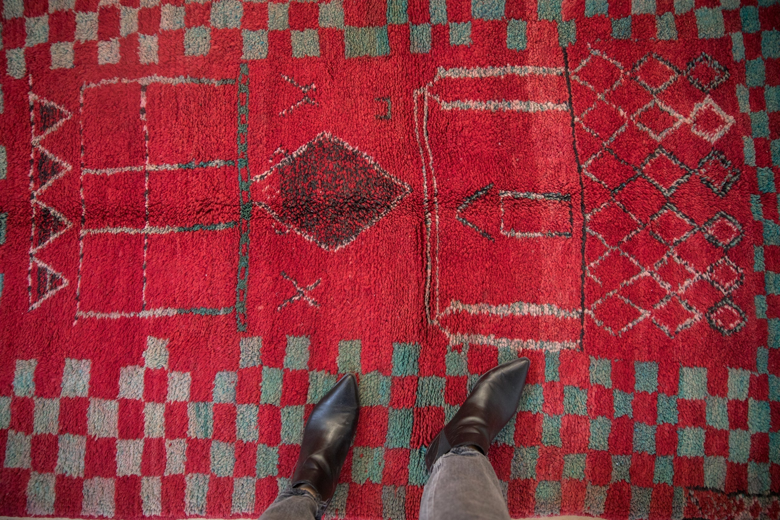 4x6.5 Vintage Moroccan Rug by Old New House® - product image 2 for Resin Society