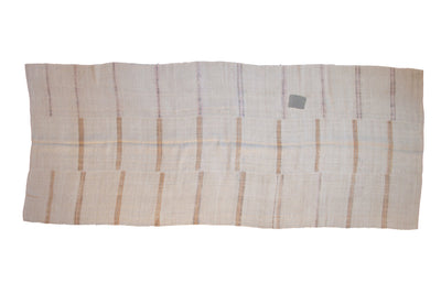 5.5x13.5 Vintage Distressed Hemp Kilim Rug Runner by Old New House® - main product image for Resin Society