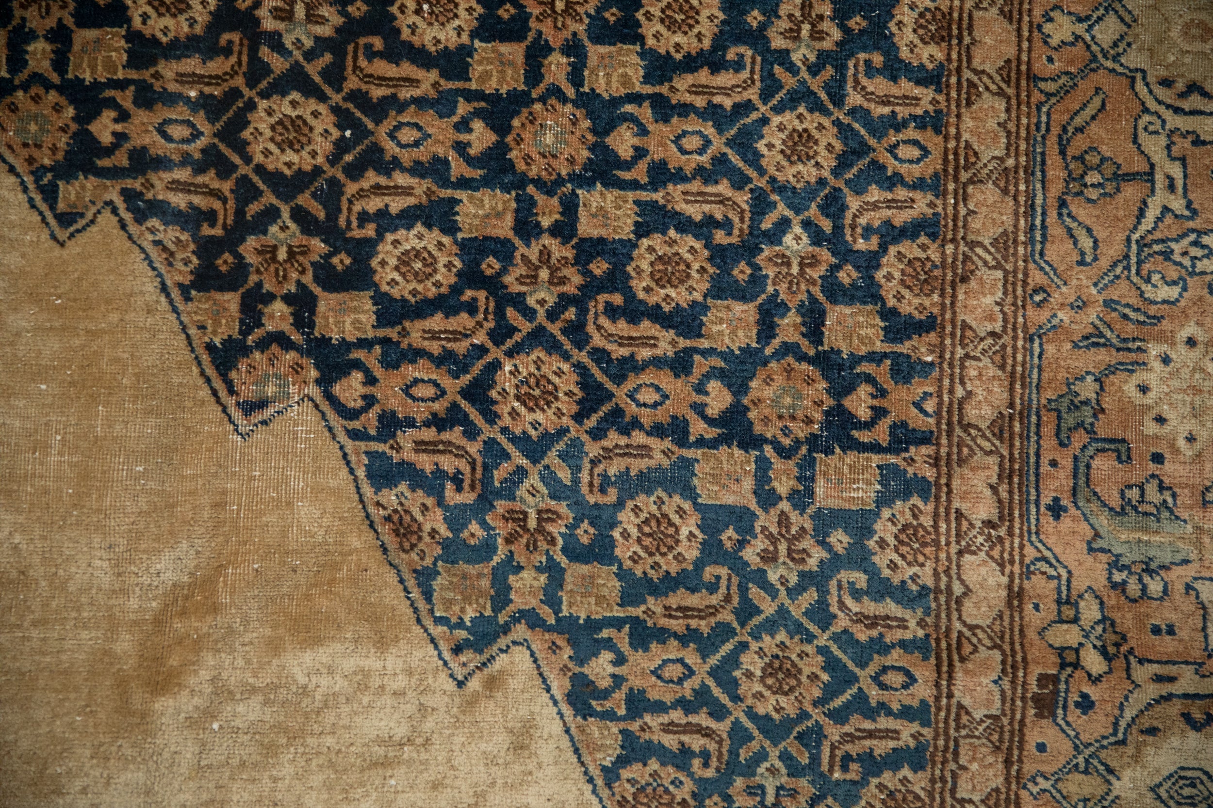 8.5x11 Vintage Distressed Tabriz Carpet by Old New House® - product image 3 for Resin Society