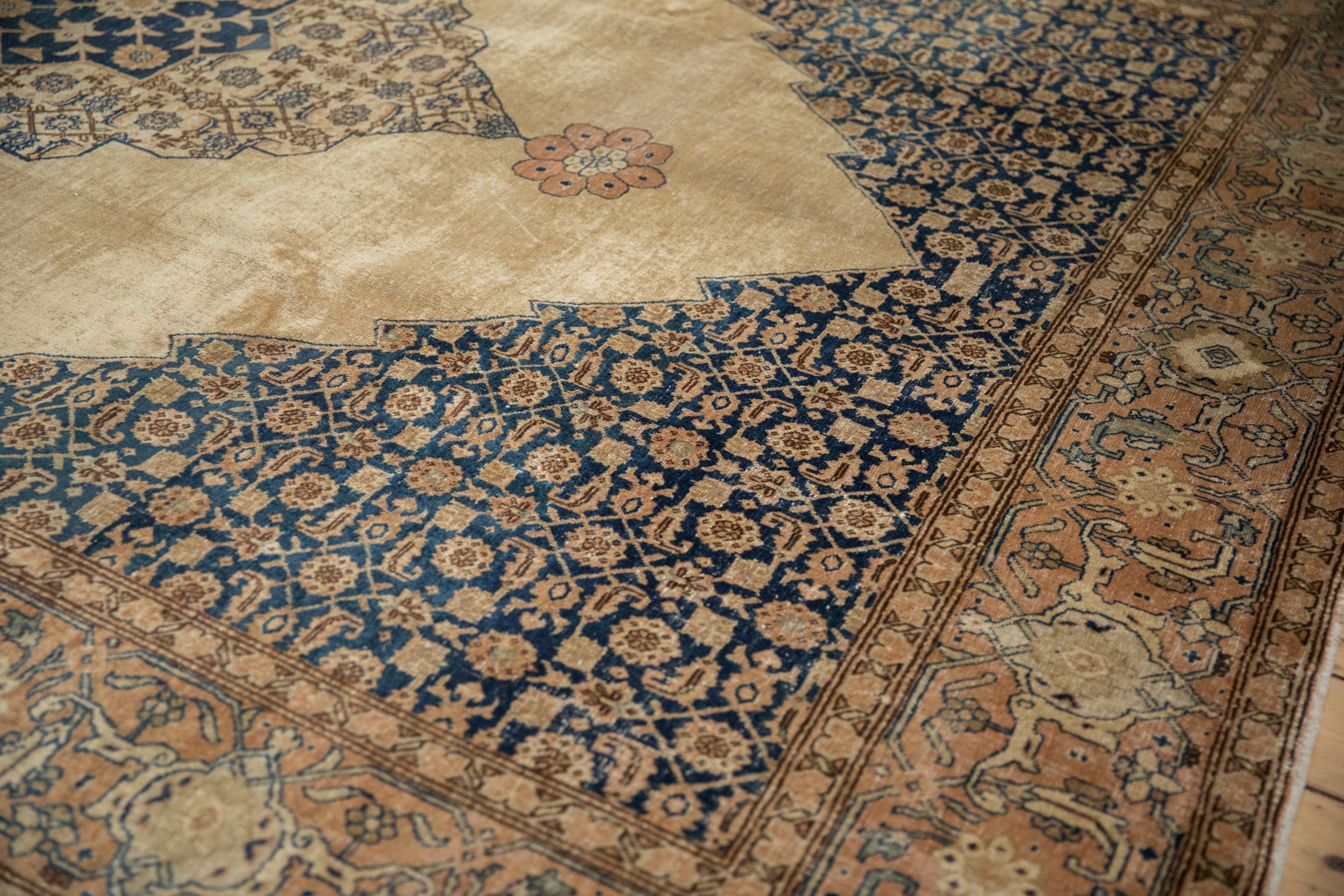 8.5x11 Vintage Distressed Tabriz Carpet by Old New House® - product image 5 for Resin Society
