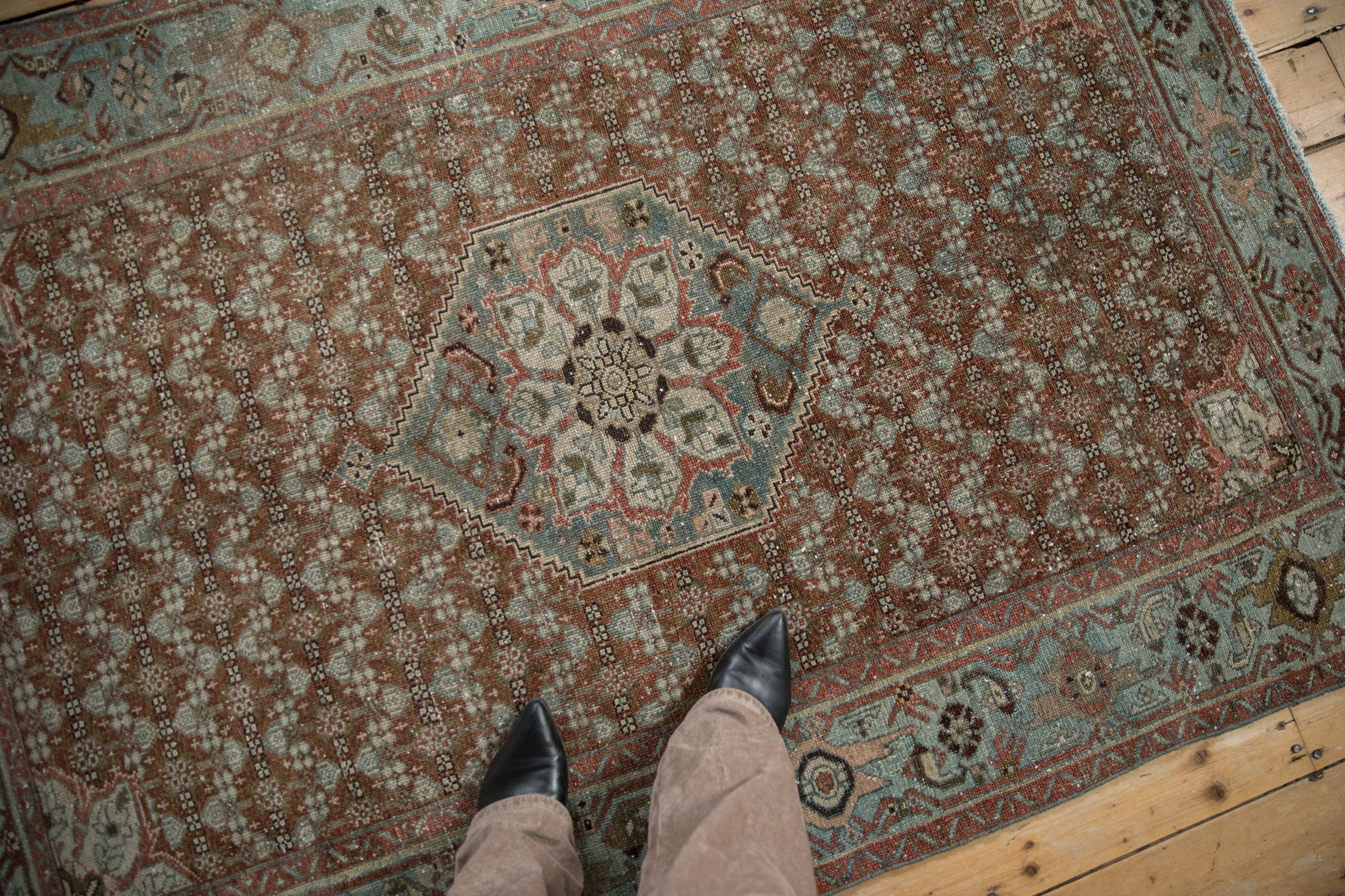 4x6 Antique Distressed Malayer Rug by Old New House® - product image 2 for Resin Society
