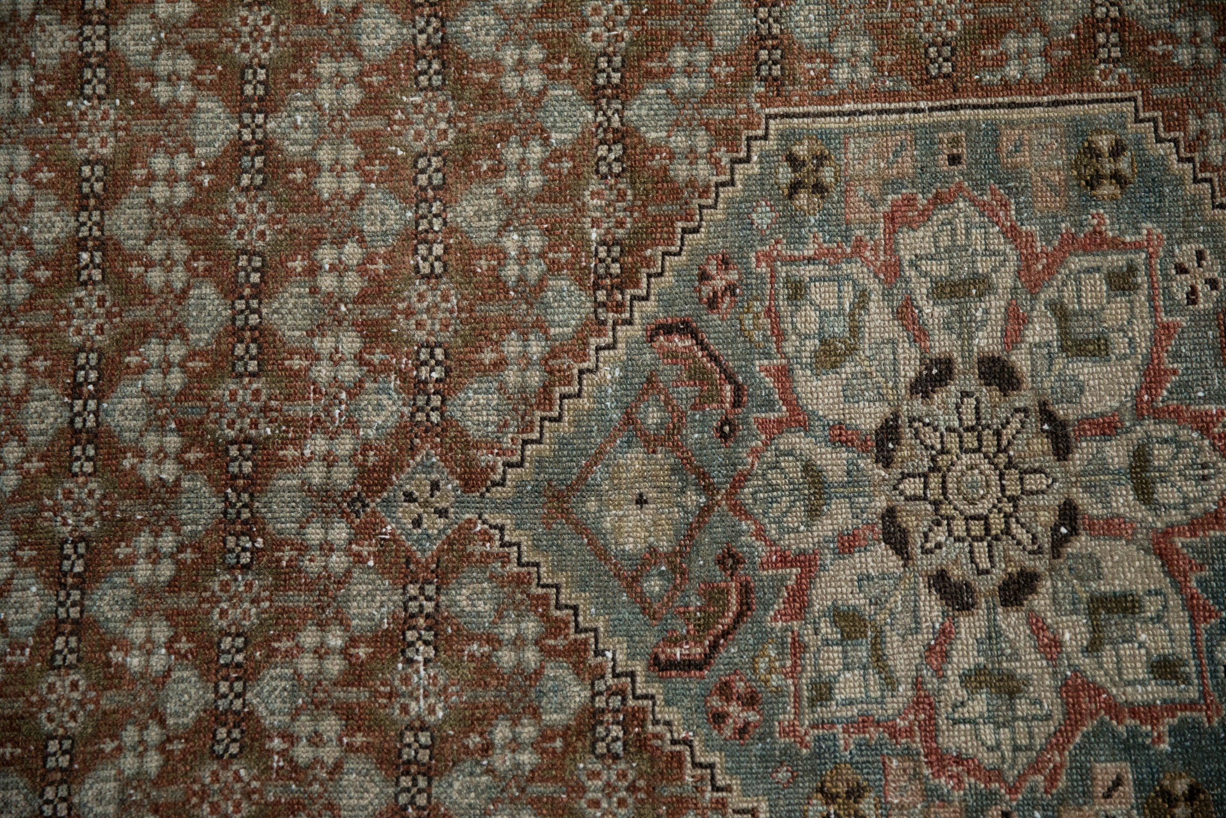 4x6 Antique Distressed Malayer Rug by Old New House® - product image 3 for Resin Society